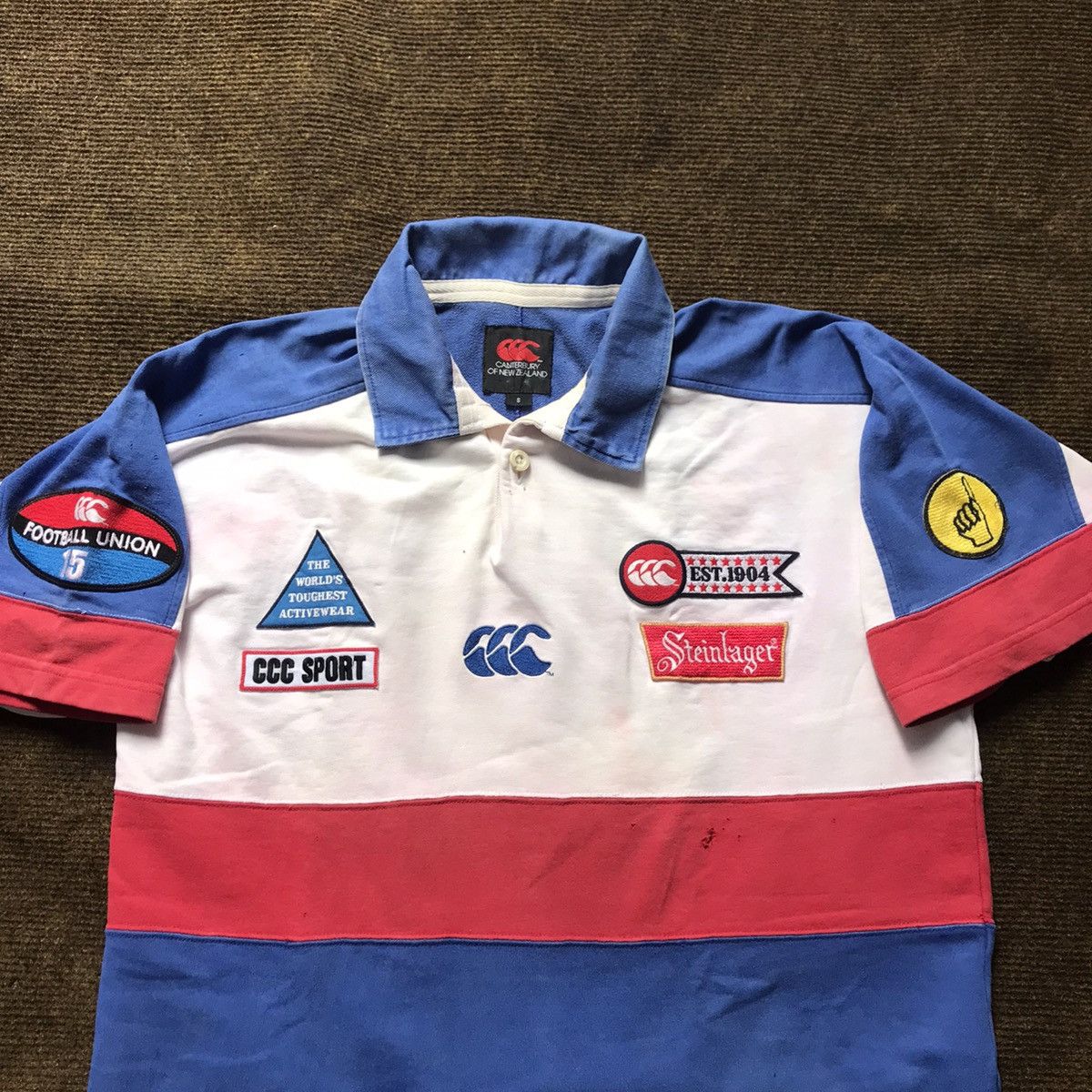 Canterbury of New Zealand × Vintage VINTAGE CANTERBURY STEINLAGER CCC SPORT FOOTBALL UNION SHIRT Size US XL / EU 56 / 4 - 2 Thumbnail