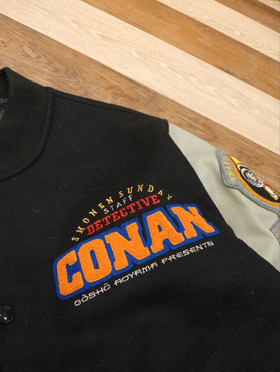 Japanese Brand DETECTIVE CONAN 14TH LIMITED STADIUM JACKET Size US L / EU 52-54 / 3 - 8 Thumbnail