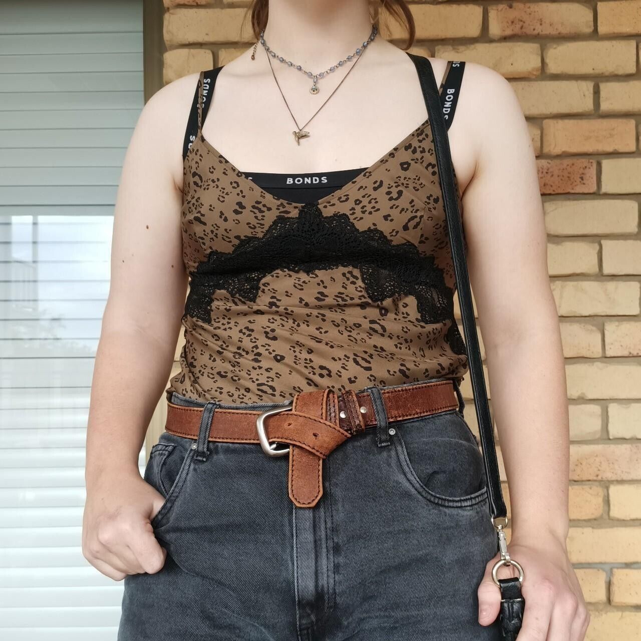 Designer × Uniqlo Carine Roitfeld X Uniqlo Silk Leopard Tank Top Brown Lace Size M / US 6-8 / IT 42-44 - 1 Thumbnail