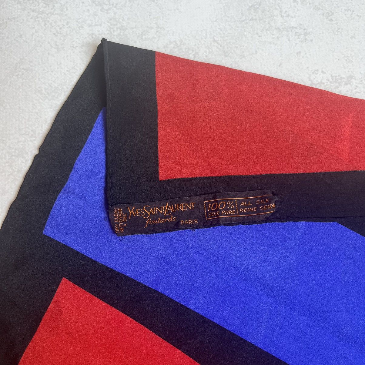 Other × Vintage × Yves Saint Laurent Yves Saint Laurent Foulards silk Scarf Babushka Size ONE SIZE - 6 Thumbnail