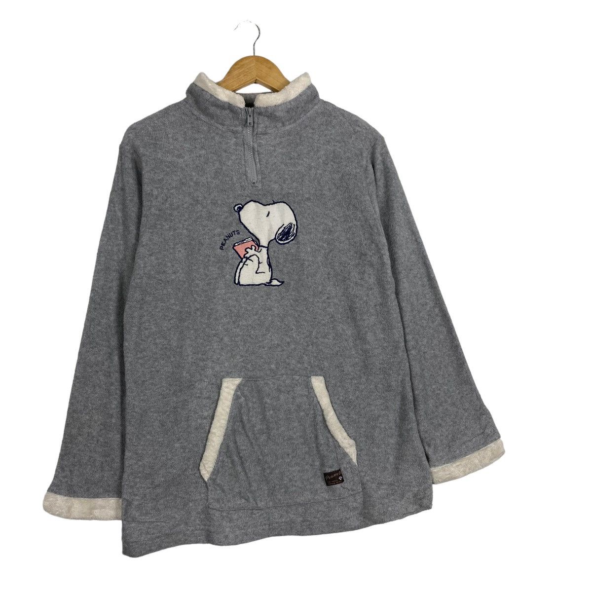 Disney × Peanuts × Warner Bros Peanuts Big Logo Crewneck Fleece Size US M / EU 48-50 / 2 - 3 Thumbnail