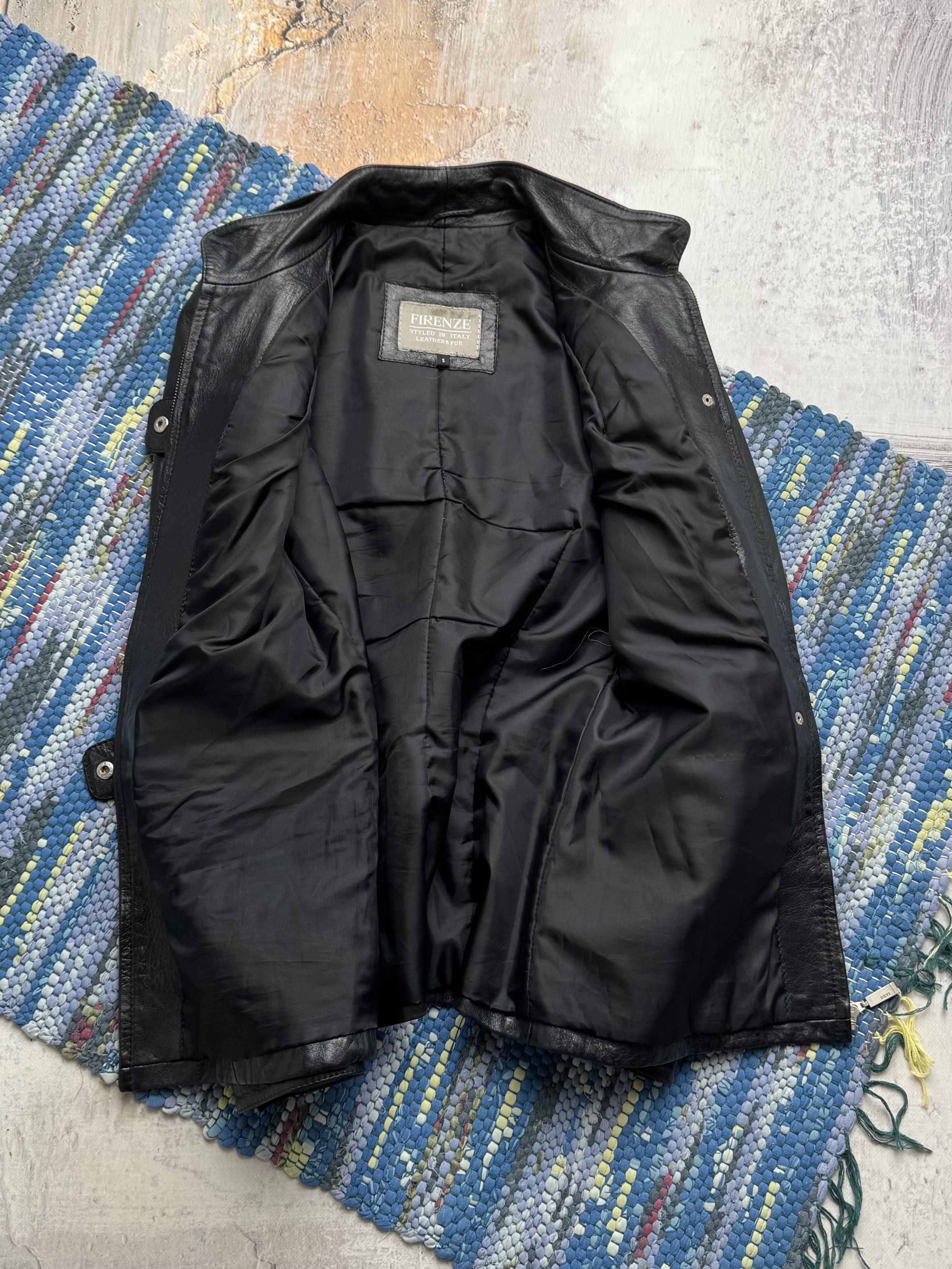 Vintage Vintage Real Leather Moto Jacket Zip Up Utility Biker Coat Size S / US 4 / IT 40 - 5 Thumbnail