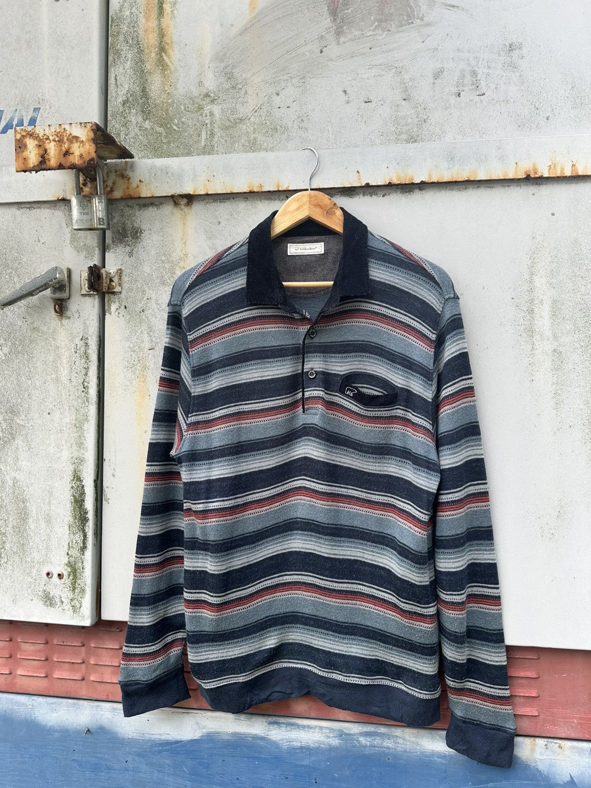 Golden Bear 👹Golden Bear Long Sleeves Button Down TShirt Size US M / EU 48-50 / 2 - 2 Thumbnail