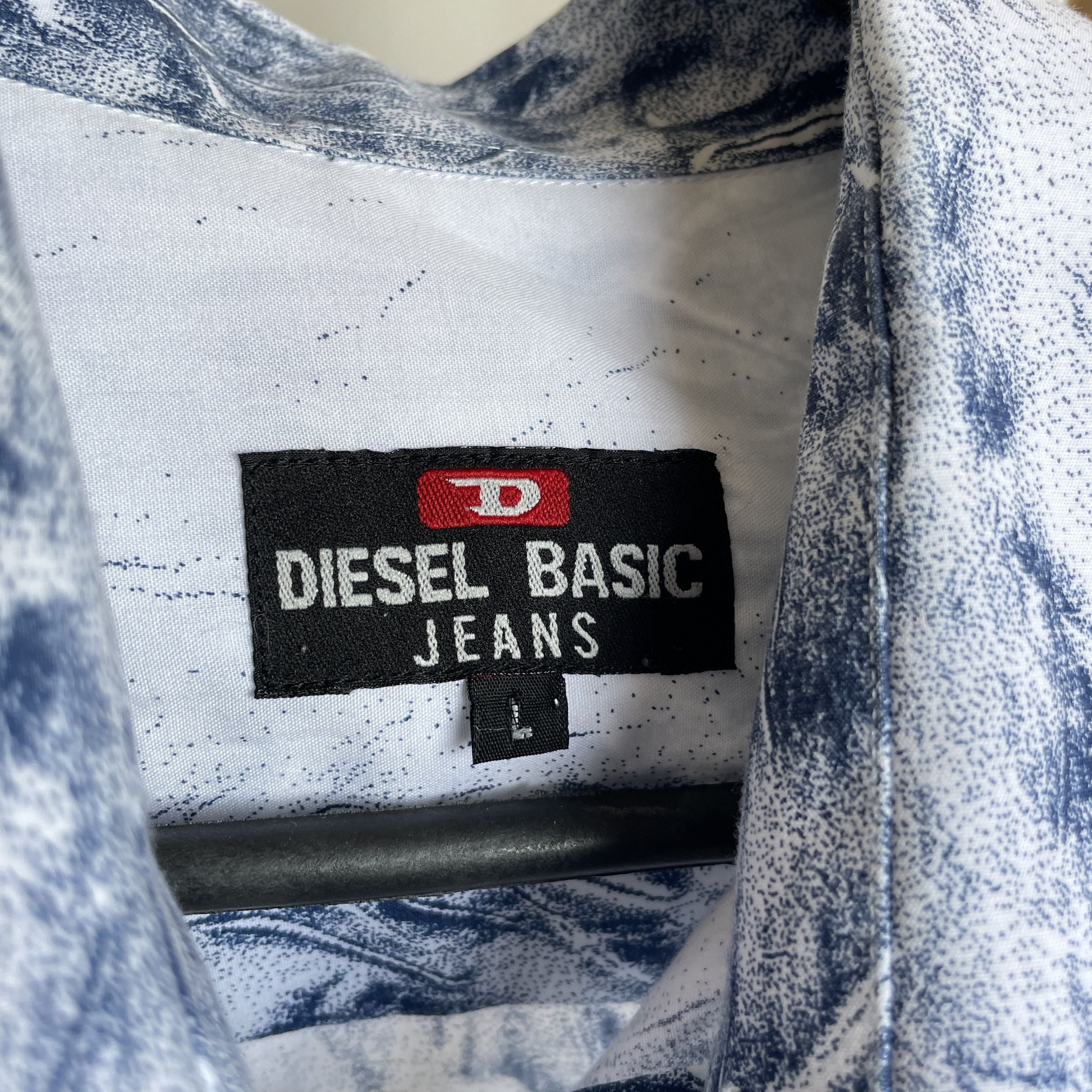 Diesel Diesel Vintage Y2K Short Sleeve Shirt Size L Size US L / EU 52-54 / 3 - 10 Thumbnail