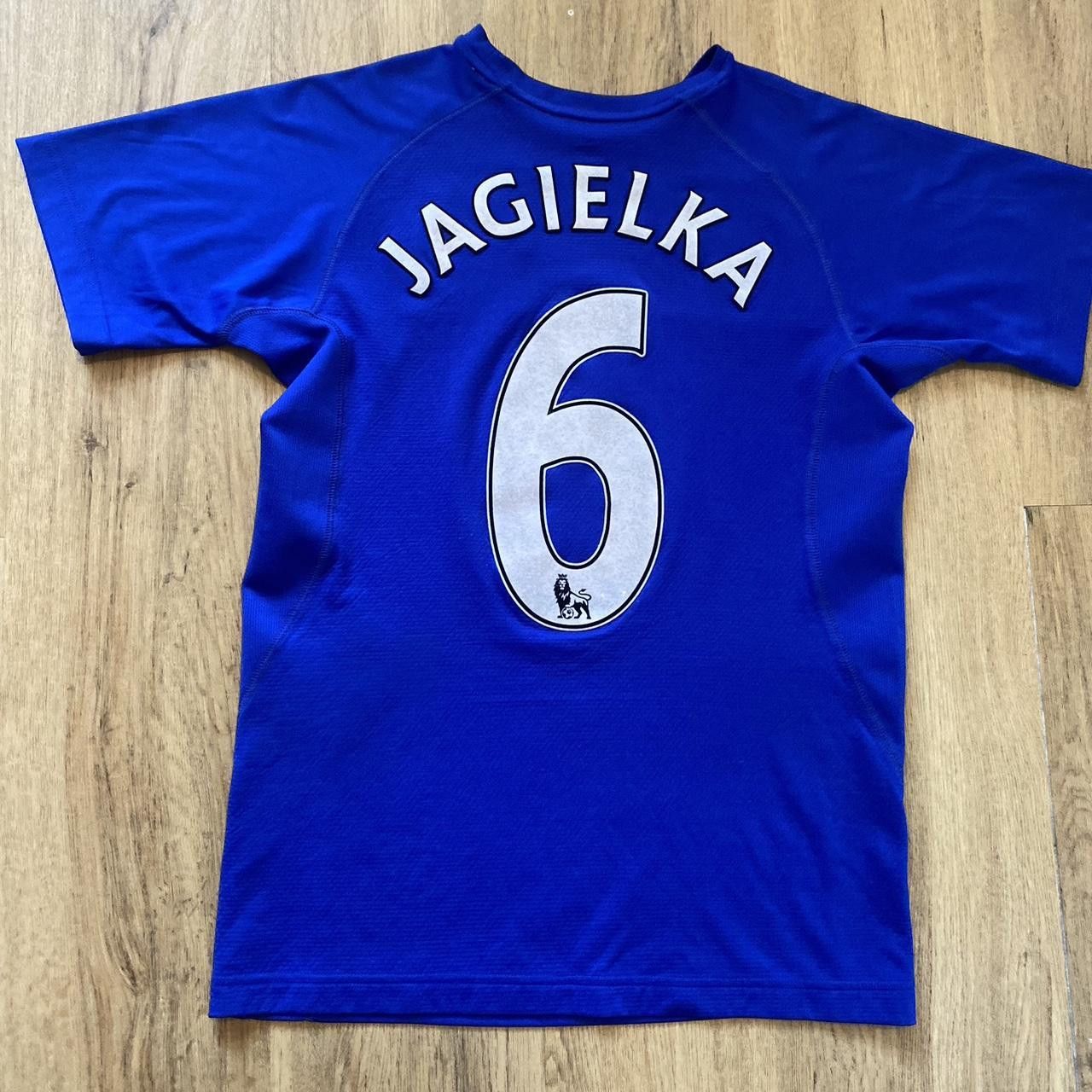 Le Coq Sportif 2008-09 *6 Jagielka Everton Home Chang Le Coq Sportif Size US S / EU 44-46 / 1 - 1 Thumbnail