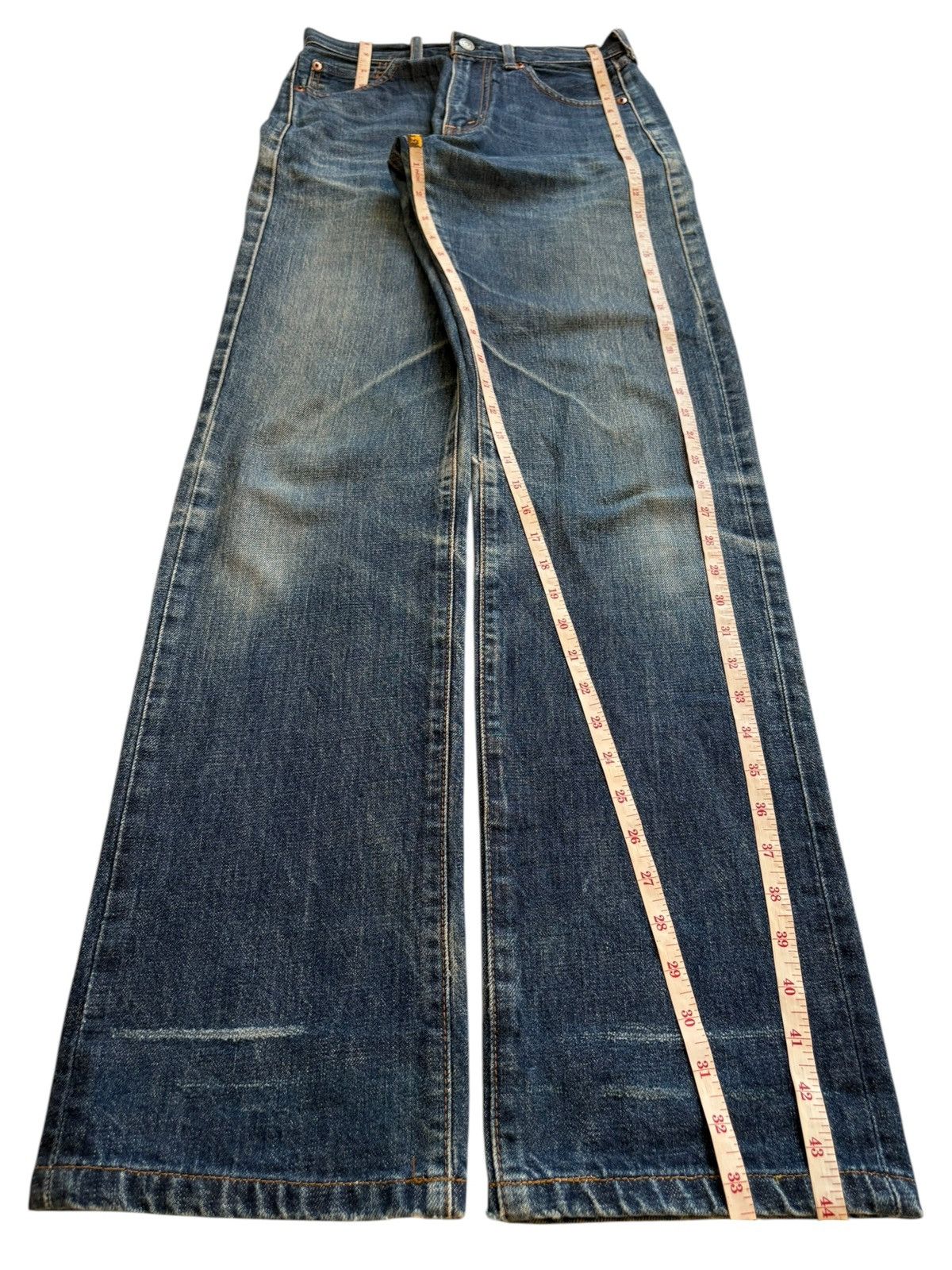 Levi's Vintage 80s Levis 502 Big E Selvedge Blue Wash Loose Jeans Size US 28 / EU 44 - 15 Thumbnail