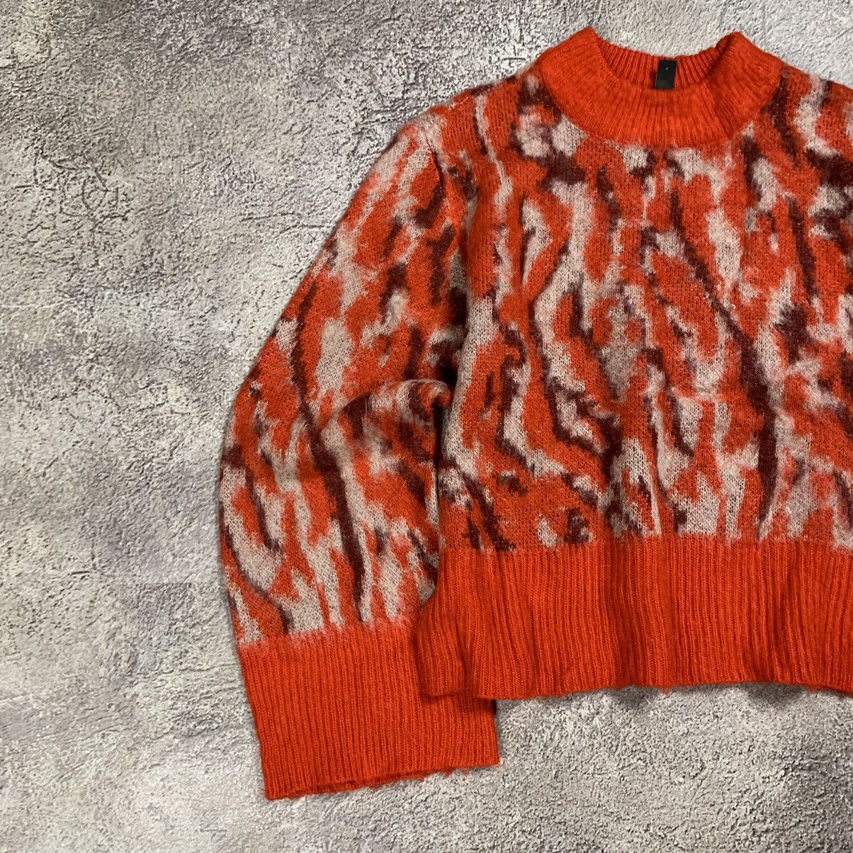 Vintage Vintage 90s Abstract Mohair Oversized Sweater Y2K Grunge S Size S / US 4 / IT 40 - 2 Thumbnail