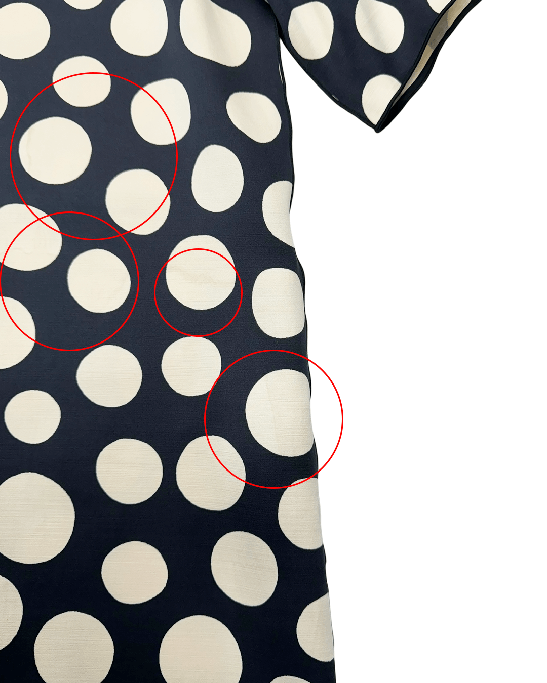 Celine Celine by Phoebe Philo Silk & Wool Blend Dot Dress Size XS / US 0-2 / IT 36-38 - 7 Thumbnail