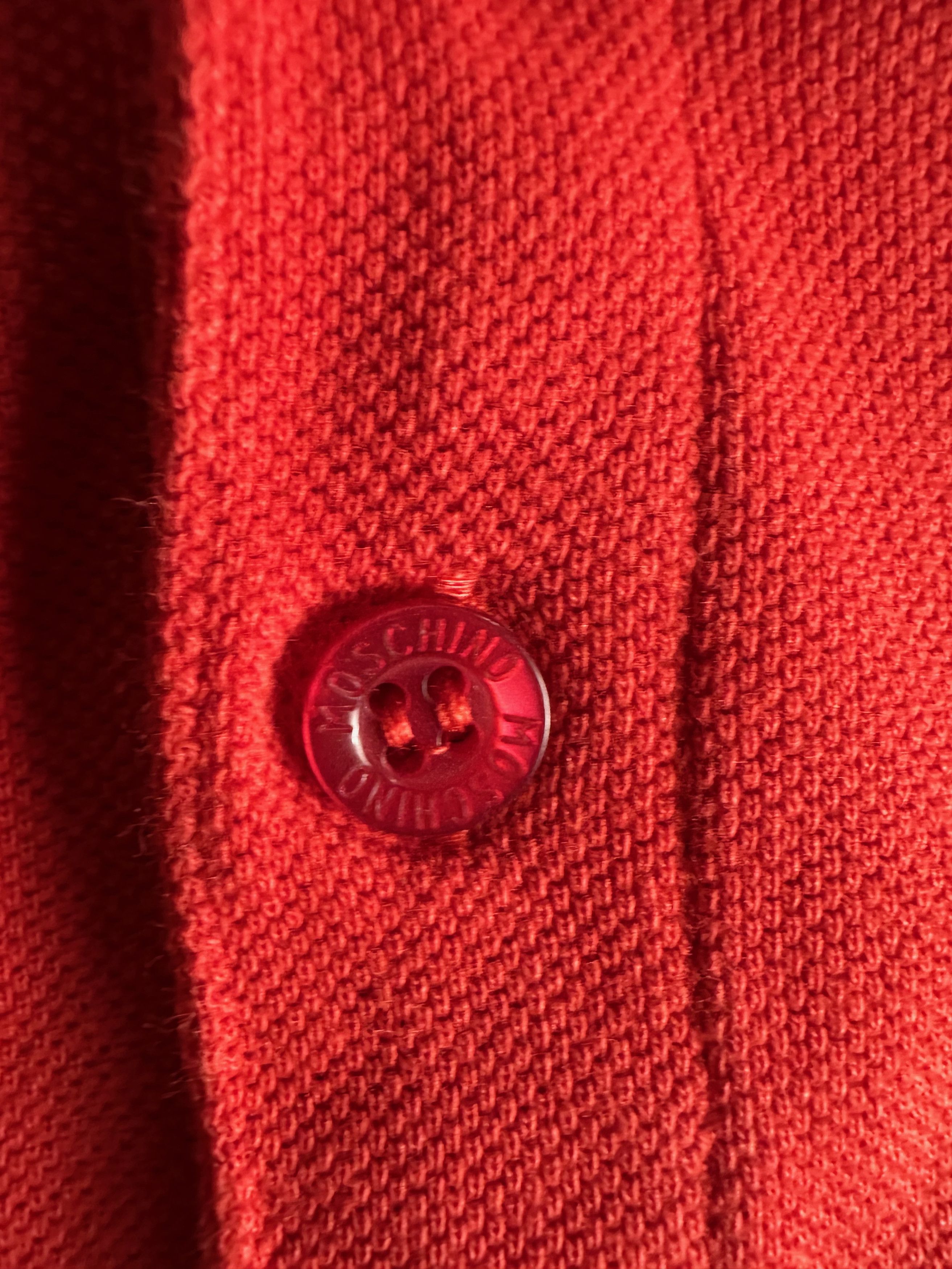 Moschino Moschino Mare Coral Polo Shirt Short Sleeve XL Size US XL / EU 56 / 4 - 4 Thumbnail