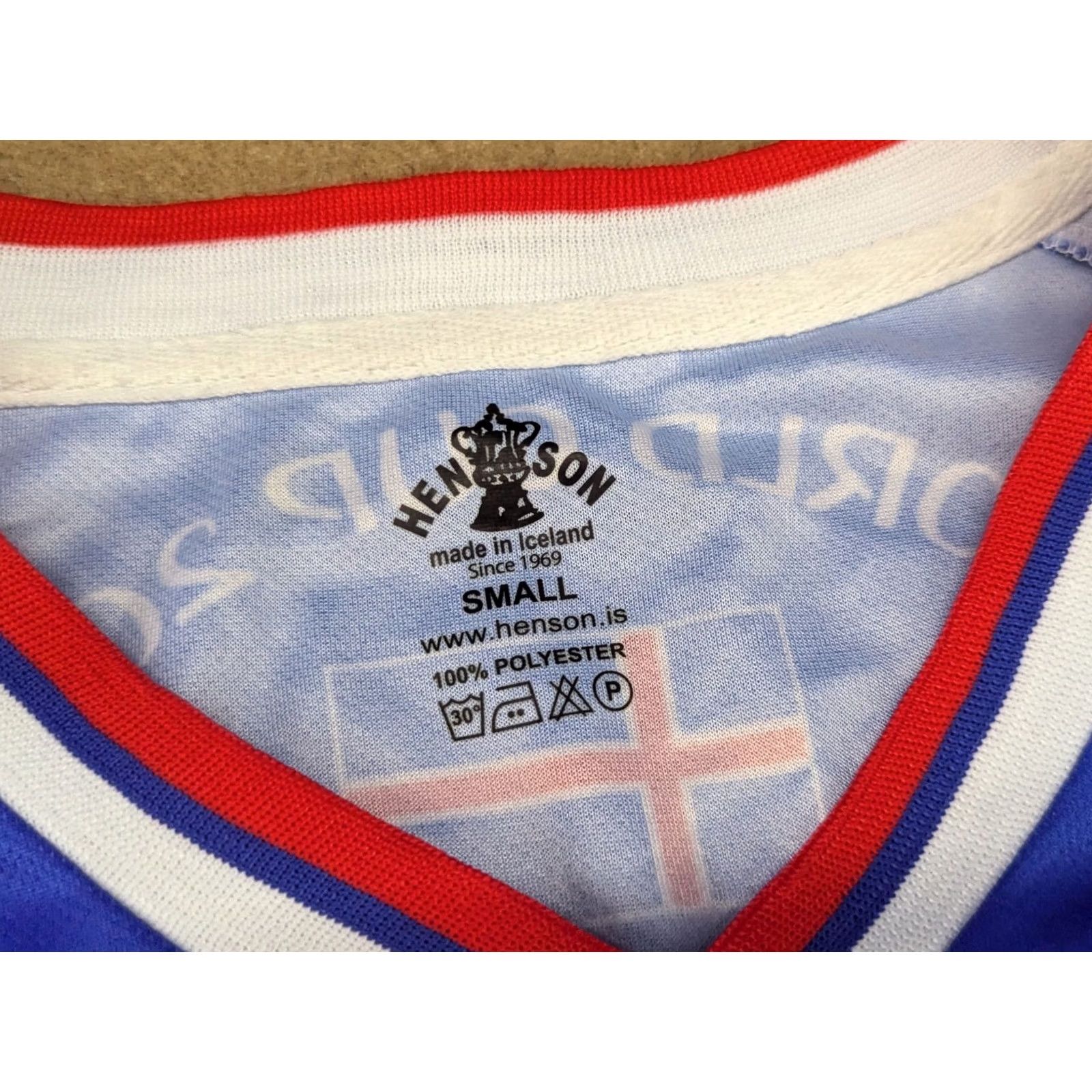 Henson Henson Iceland 2018 Russia World Cup Jersey Shirt Adult S Blue Football Size US S / EU 44-46 / 1 - 6 Thumbnail