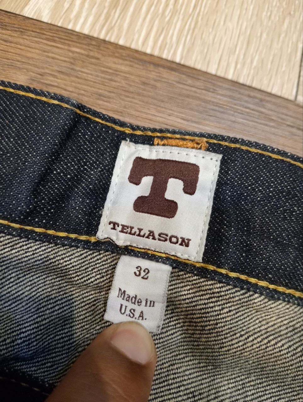 Tellason TELLASON WHITE OAK CONE DENIM SELVEDGE PANTS Size US 32 / EU 48 - 6 Thumbnail