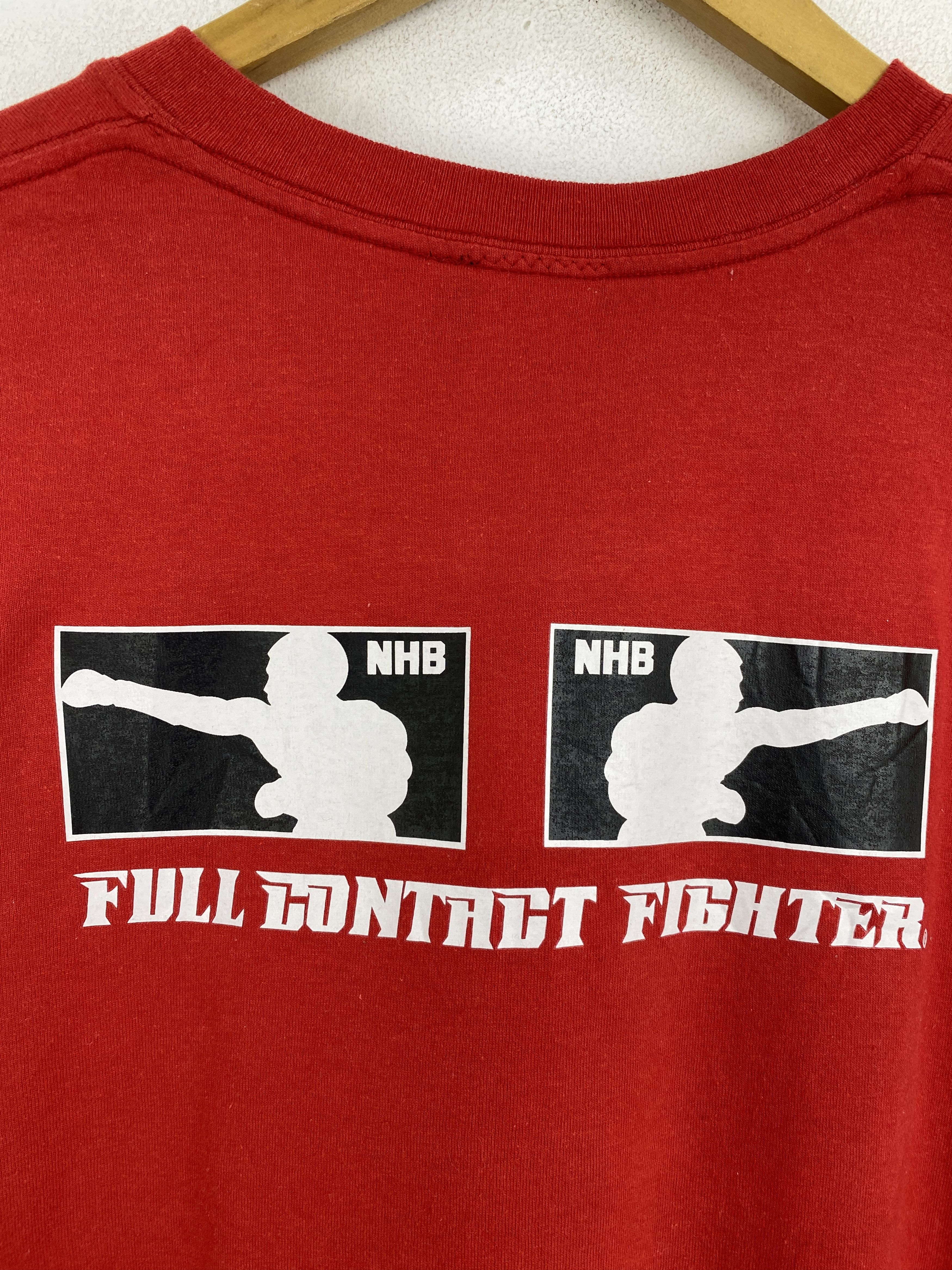 Vintage Vintage Full Contact Fighter NHB Printed Tee TA0667 Size US XL / EU 56 / 4 - 9 Thumbnail