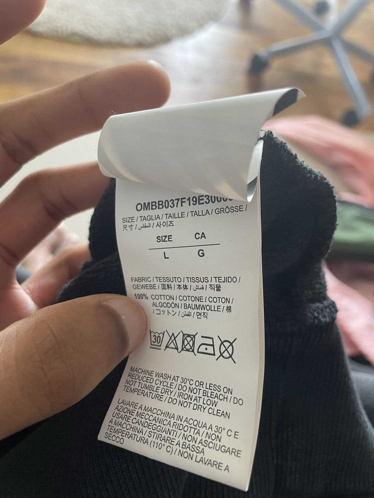 Off-White Off White Hardcore Caravaggio Hoodie Size US L / EU 52-54 / 3 - 16 Thumbnail