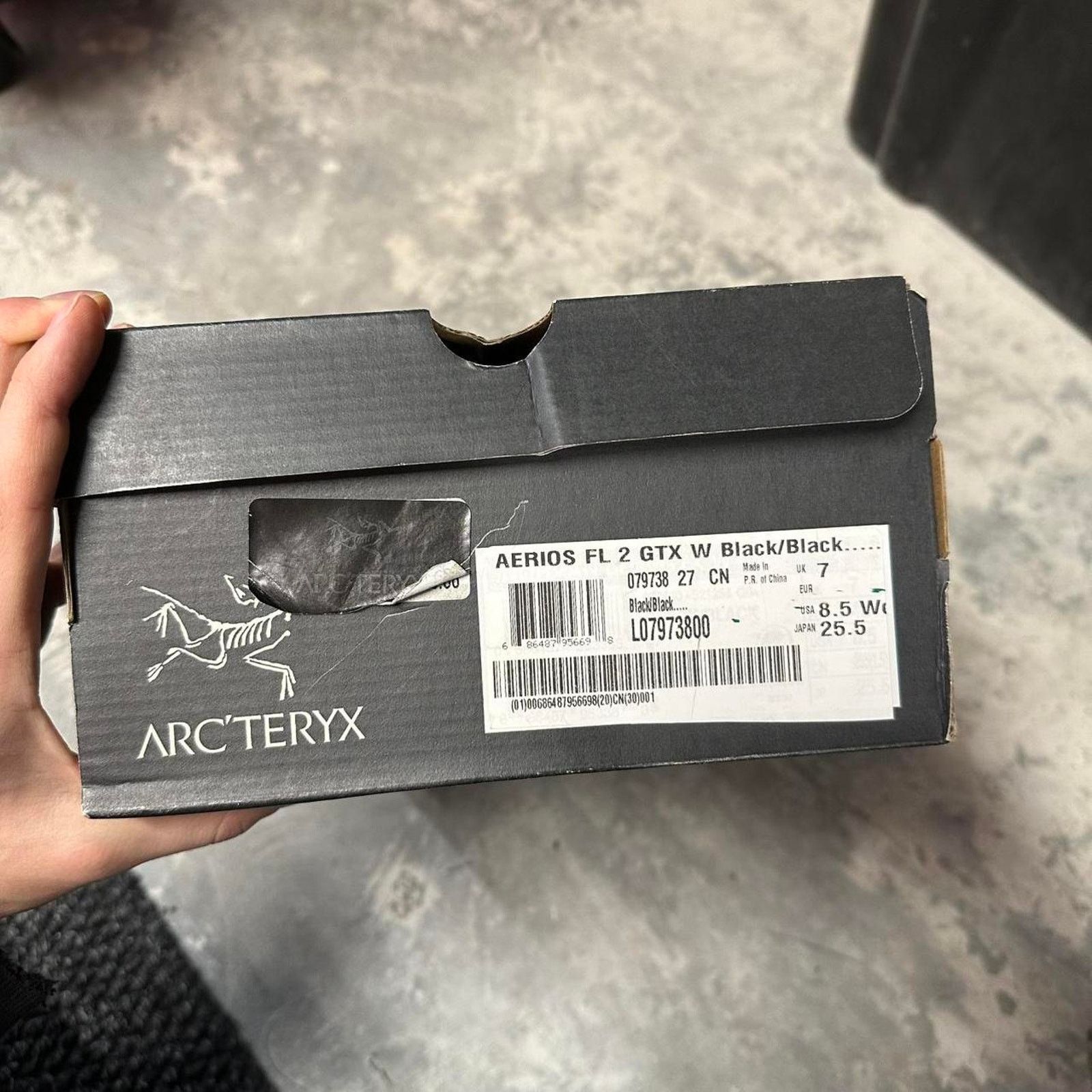 Arc'teryx Arc’teryx Black Aerios FL 2 GTX Goretex Hiking Trail Shoes Size US 8.5 / IT 38.5 - 6 Thumbnail