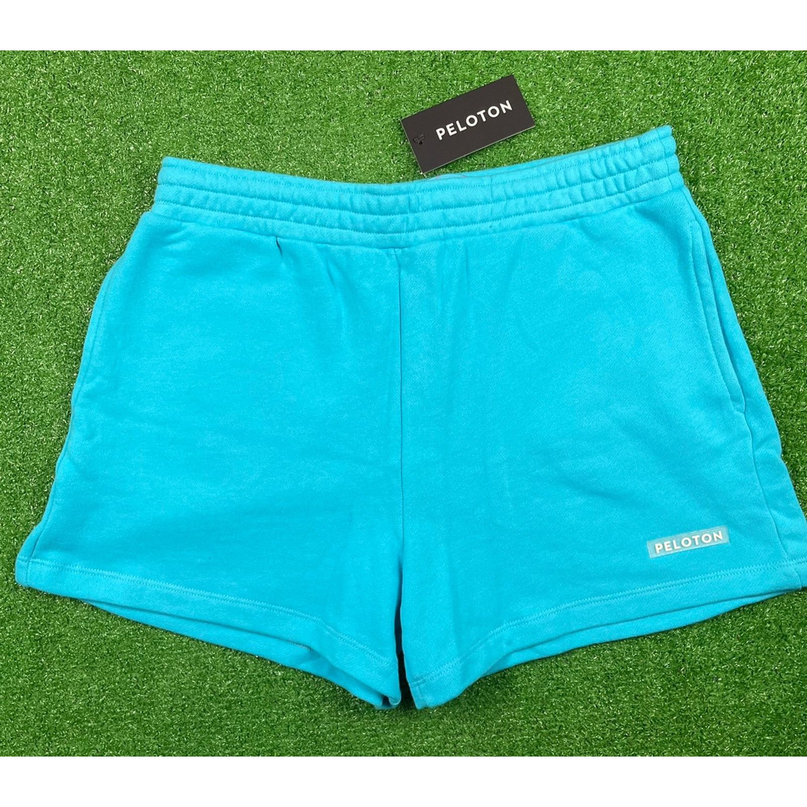 Other NWT Peloton Sweatshorts Activewear Teal Blue NEW WITH TAGS Size US 32 / EU 48 - 2 Thumbnail