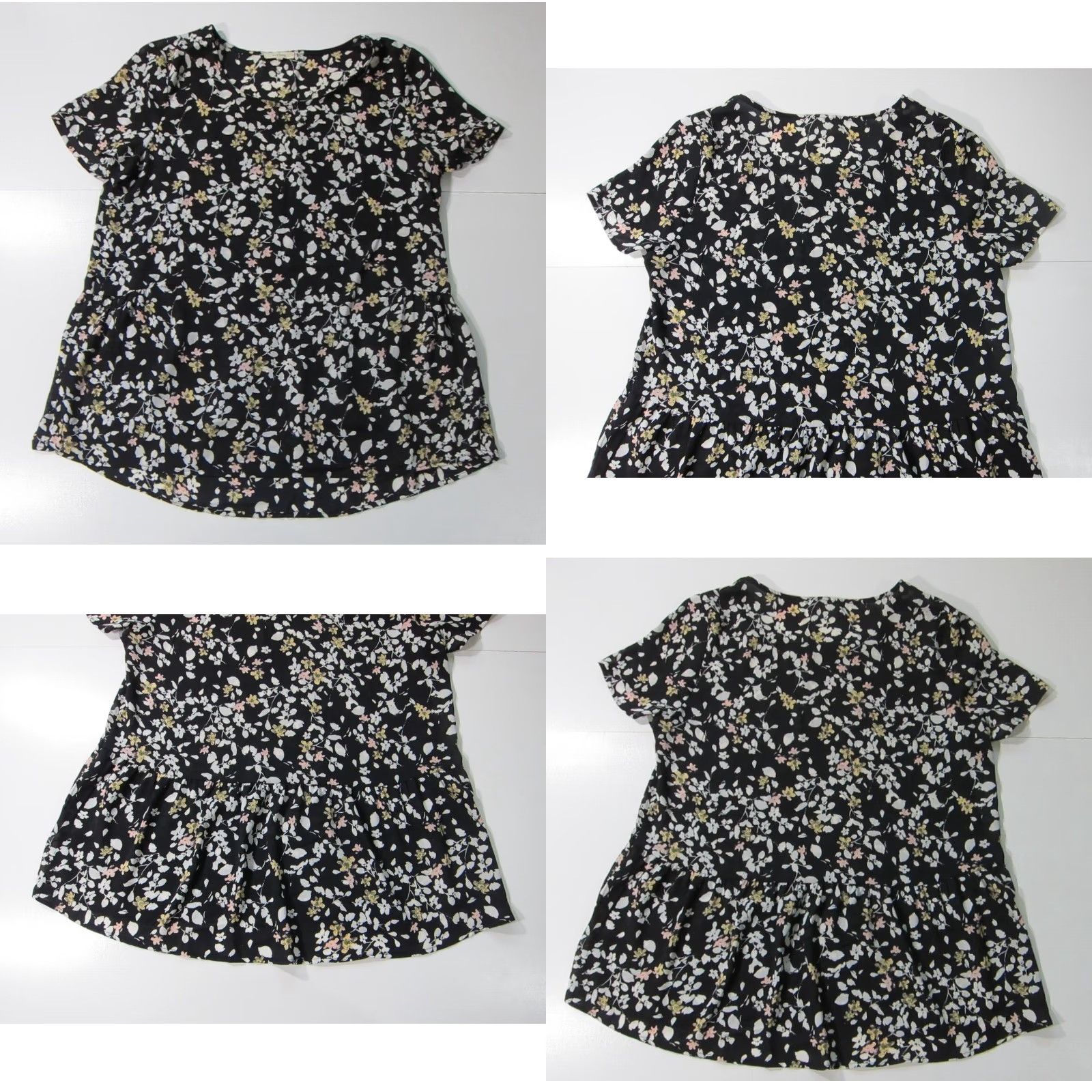 Pinko Pleione Sheer Black Pink Yellow Floral Tunic Blouse Top Shirt Women Medium Size M / US 6-8 / IT 42-44 - 8 Thumbnail