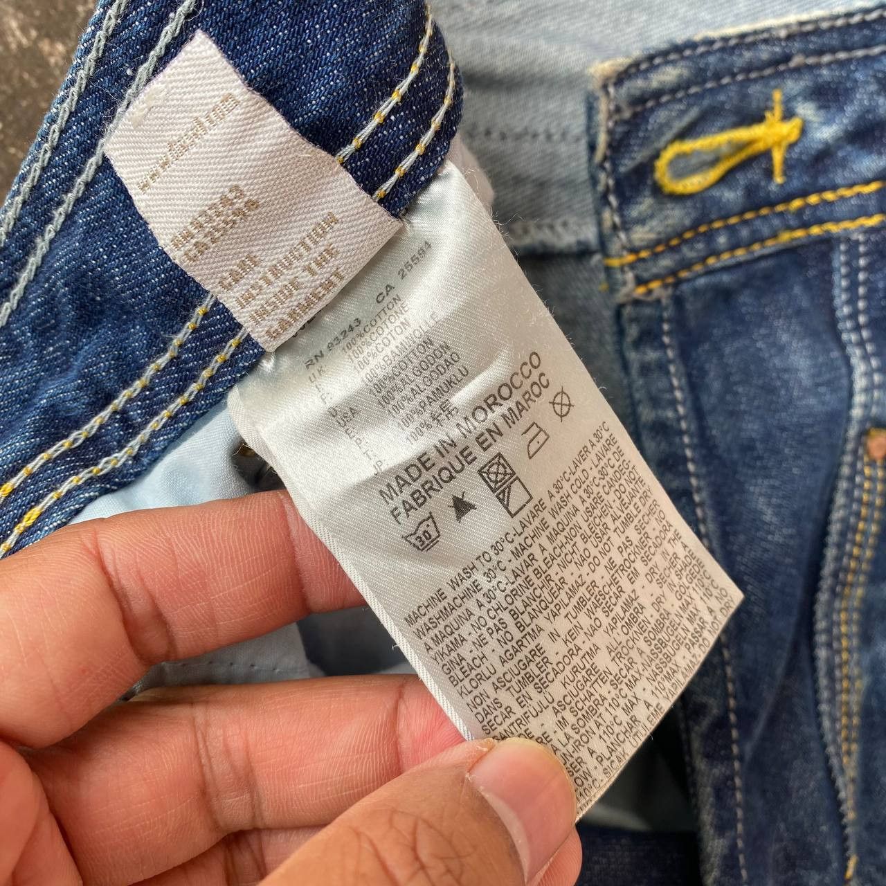 Diesel DIESEL INDUSTRY TIMMEN REGULAR STRAIGHT DISTRESSED DENIM Size US 30 / EU 46 - 6 Thumbnail