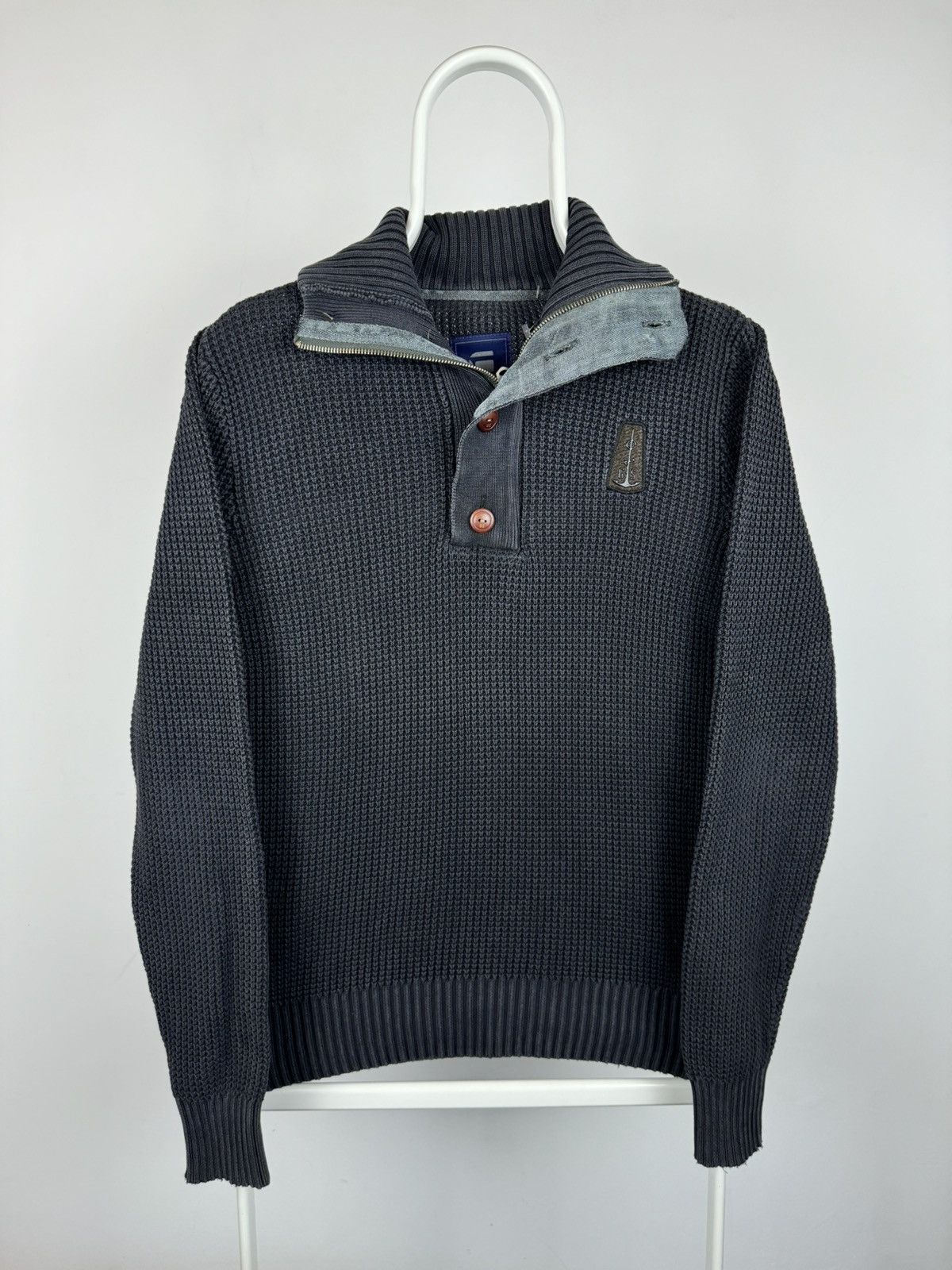 G-Star G Star Raw Johann 1/2 Zip Knit L/S Size US S / EU 44-46 / 1 - 1 Thumbnail