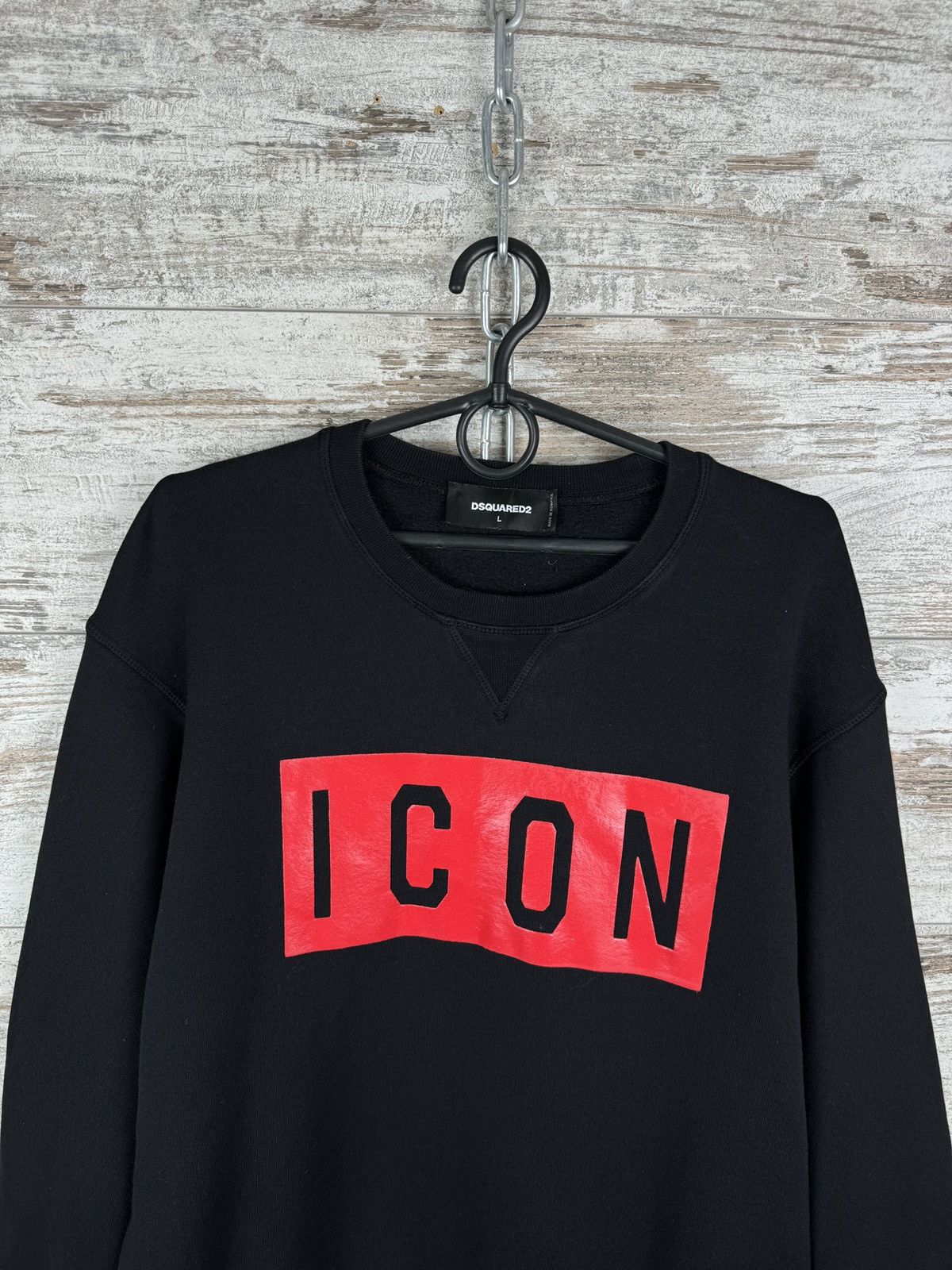 Dsquared2 Mens Dsquared2 sweatshirt camisola black sweater Size US L / EU 52-54 / 3 - 2 Thumbnail