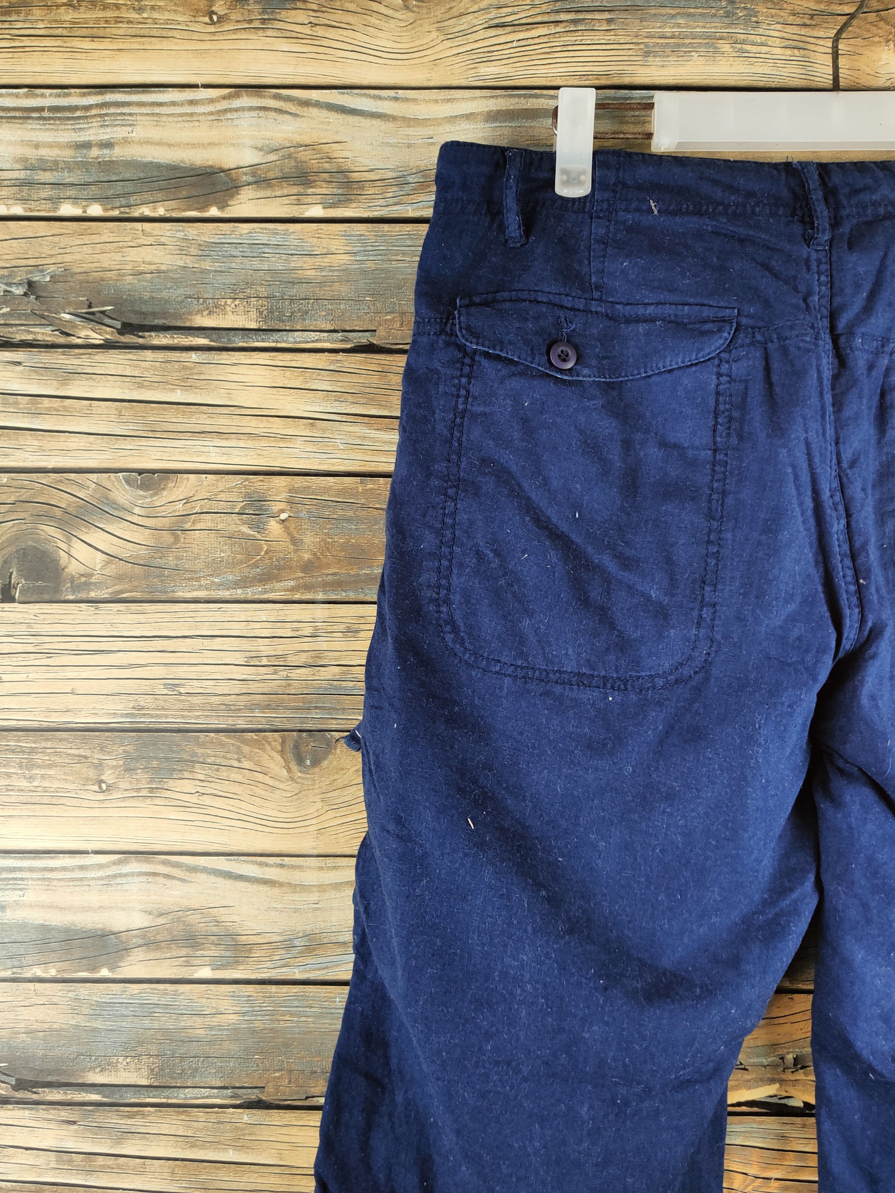 RAGEBLUE DL Rageblue Navy Multipocket Casual Pants #S2892 Size US 32 / EU 48 - 8 Thumbnail