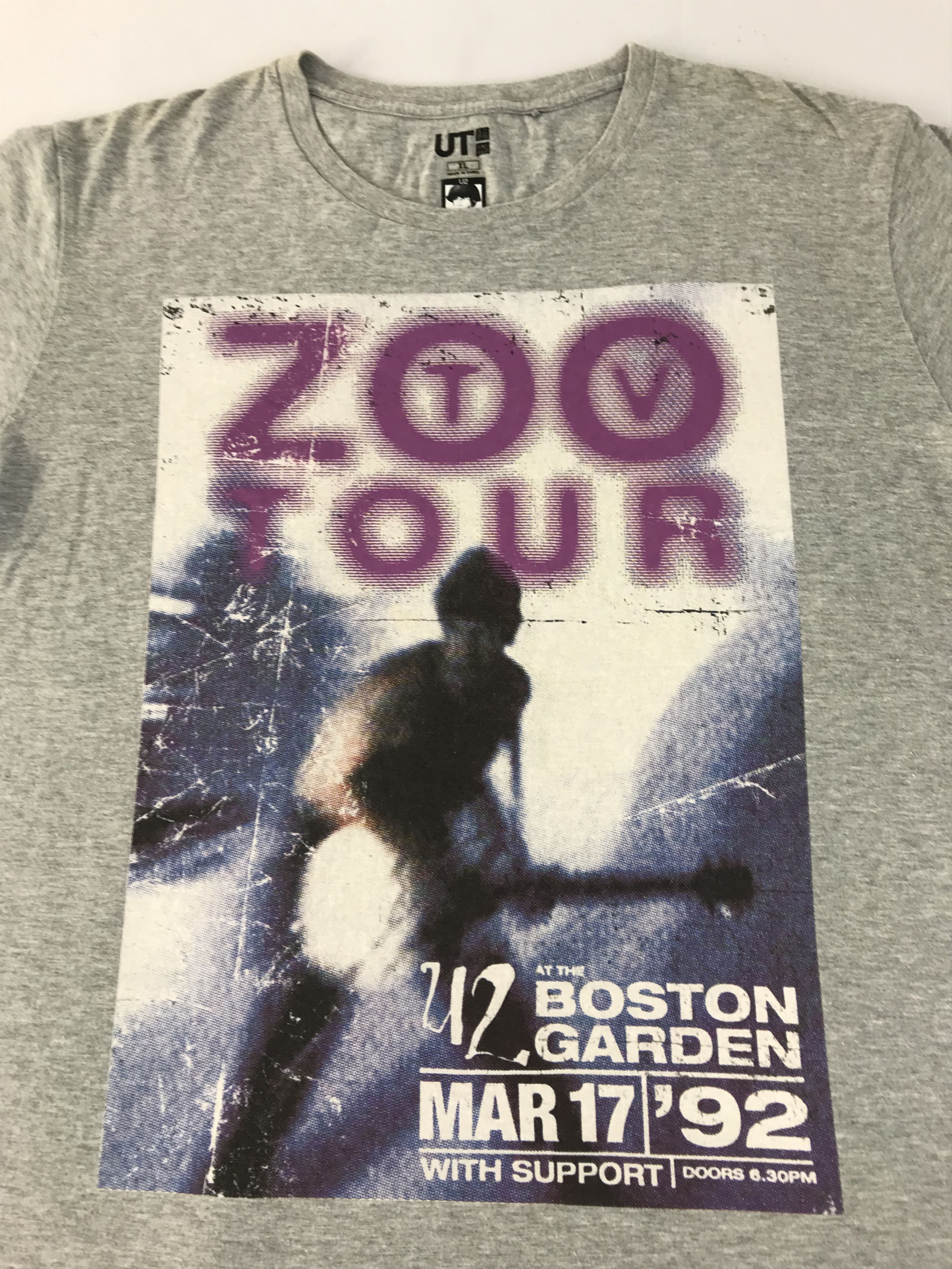 Band Tees U2 Zoo Tour ‘92 Boston Garden Poster Logo Tee Size US L / EU 52-54 / 3 - 4 Thumbnail