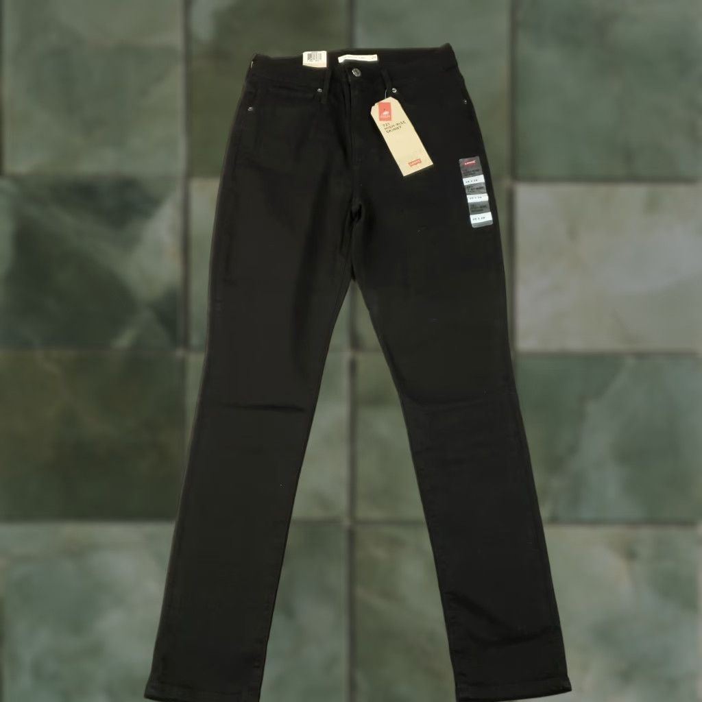 Levi's Levis Jeans Womens Size 26x28 Black Denim High Rise Skinny Casual Stretch Size 26" / US 2 / IT 38 - 1 Thumbnail