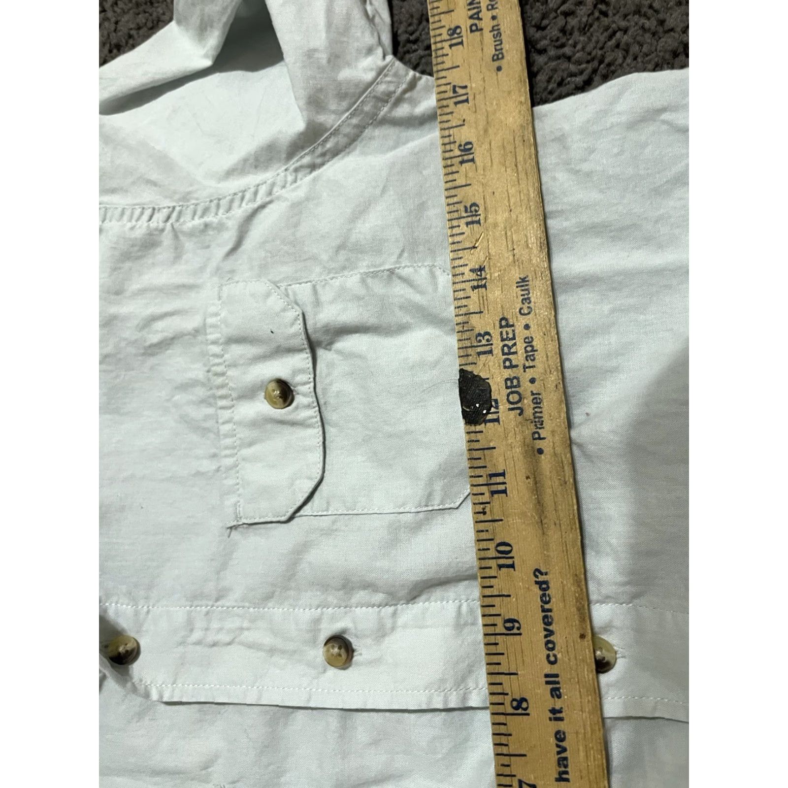 Lee Lee Dungarees Men's Small Solid Button Front Short Sleeve Shirt Blue Size US S / EU 44-46 / 1 - 4 Thumbnail