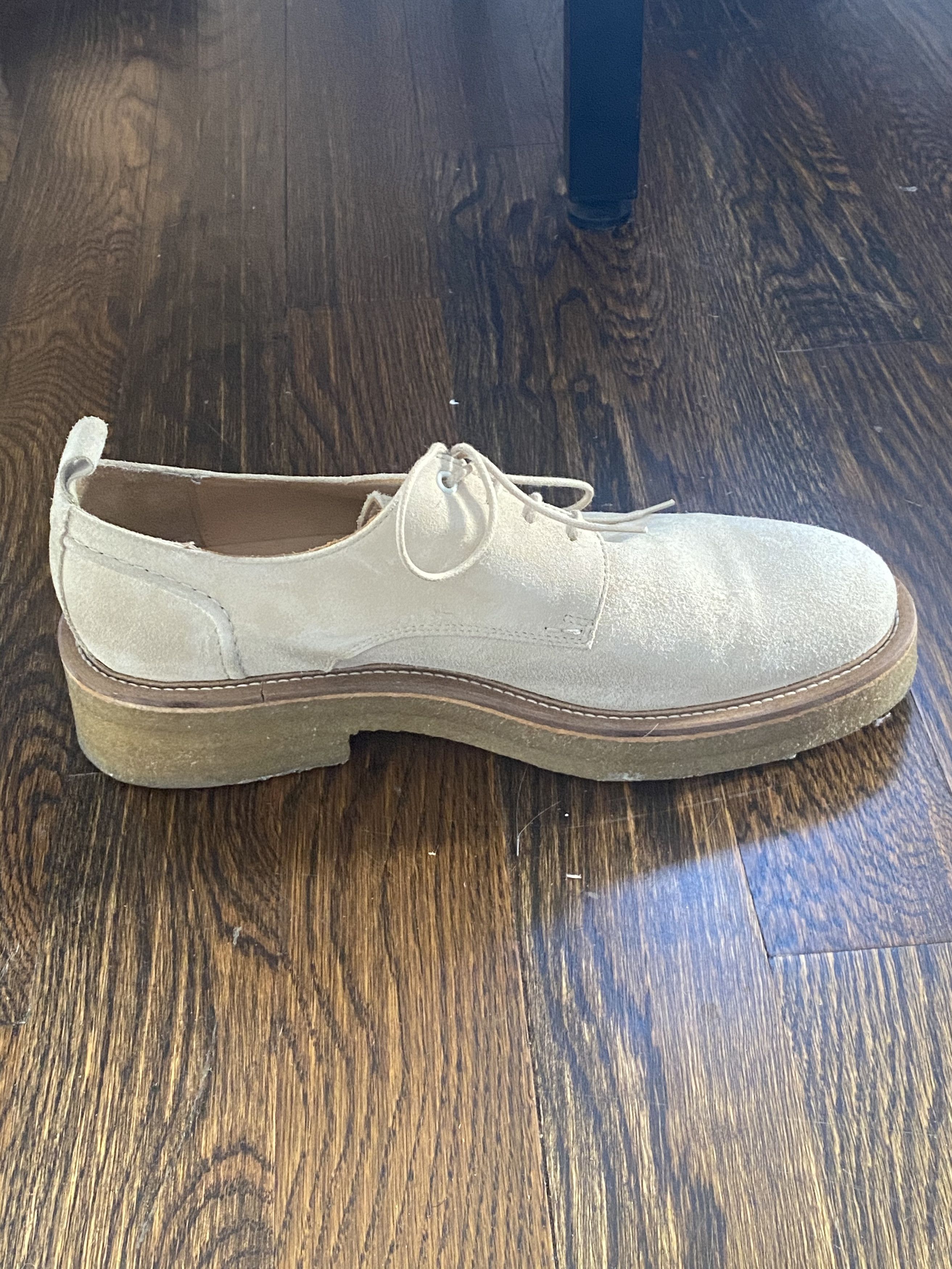 AMI AMI Paris beige derby shoes Size US 11.5 / EU 44-45 - 5 Thumbnail