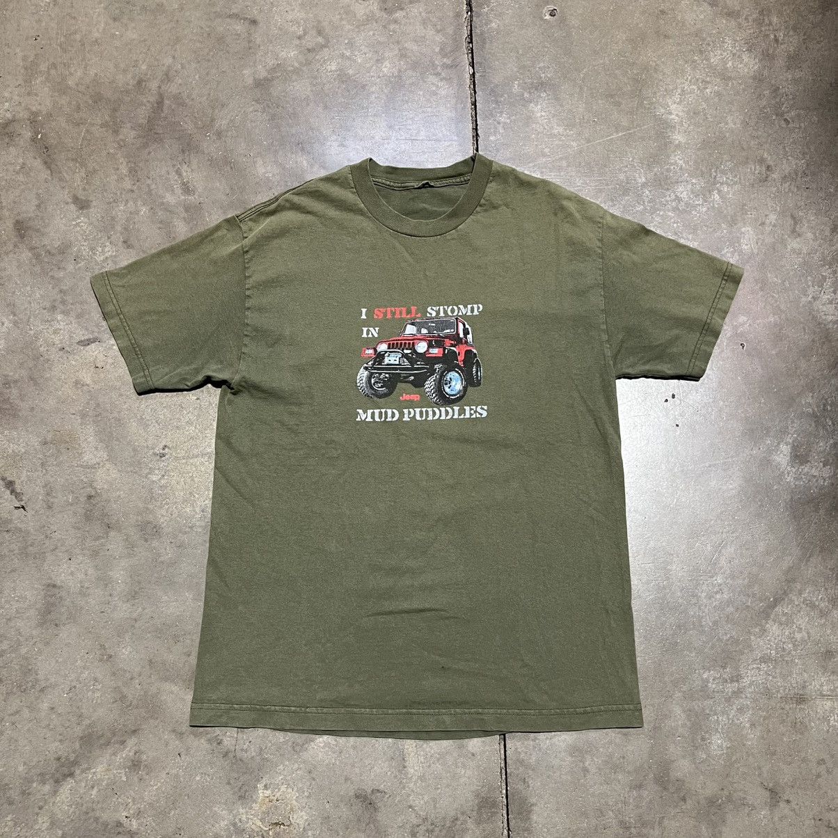Jeep Vintage Jeep Graphic Tee Promo Mud Puddles 4x4 T shirt Faded Size US M / EU 48-50 / 2 - 1 Thumbnail