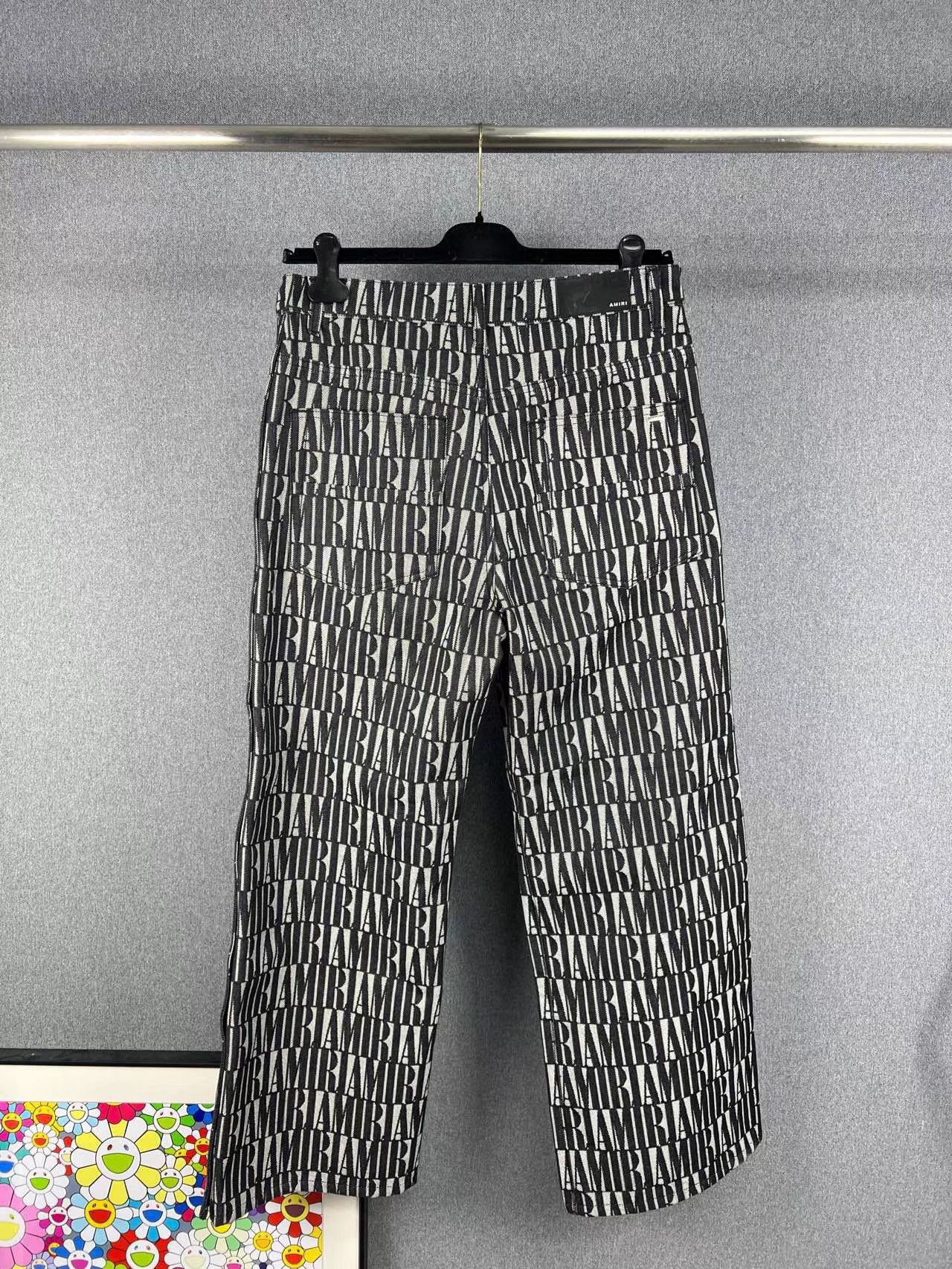 Amiri AMIRI Letter Logo Side Button Jeans K1 Size US 32 / EU 48 - 2 Thumbnail