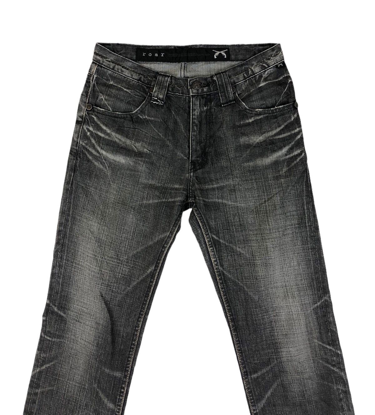 Japanese Brand Roar Guns Crosss Sword Black Denim Jeans Size US 30 / EU 46 - 3 Thumbnail