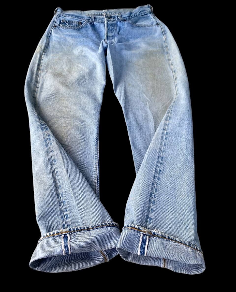 Levi's Vintage Clothing RARE 60s LEVI'S 501 REDLINE SINGLE DIGIT "6" BUTTON Size US 29 - 10 Thumbnail