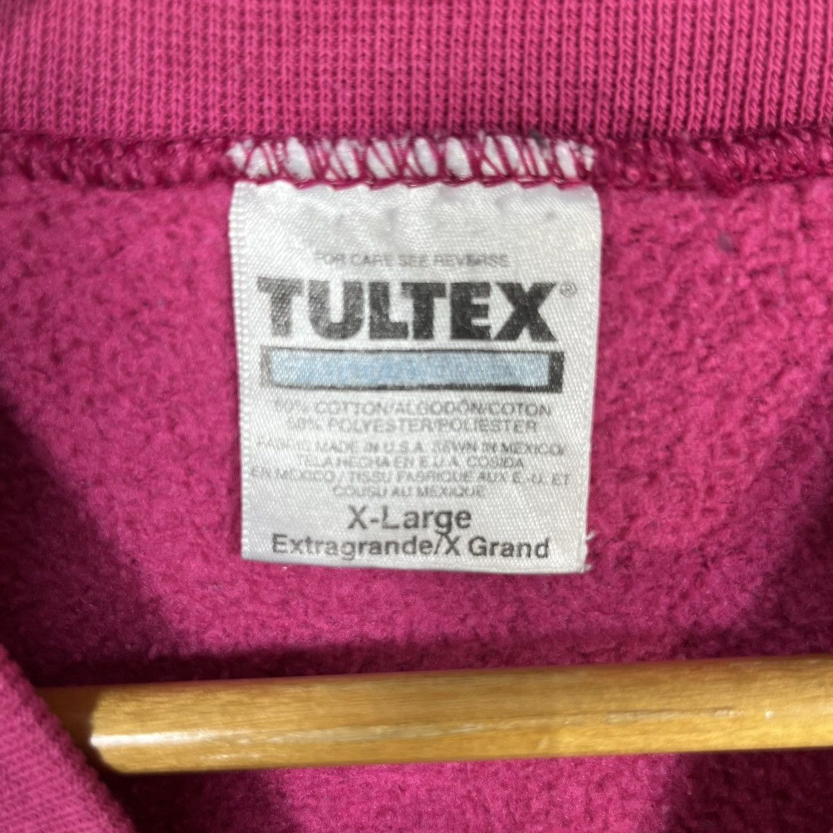 Tultex × Vintage VINTAGE 90s TULTEX NEW ENGLAND BIG LOGO PRINTED Size US XL / EU 56 / 4 - 7 Thumbnail