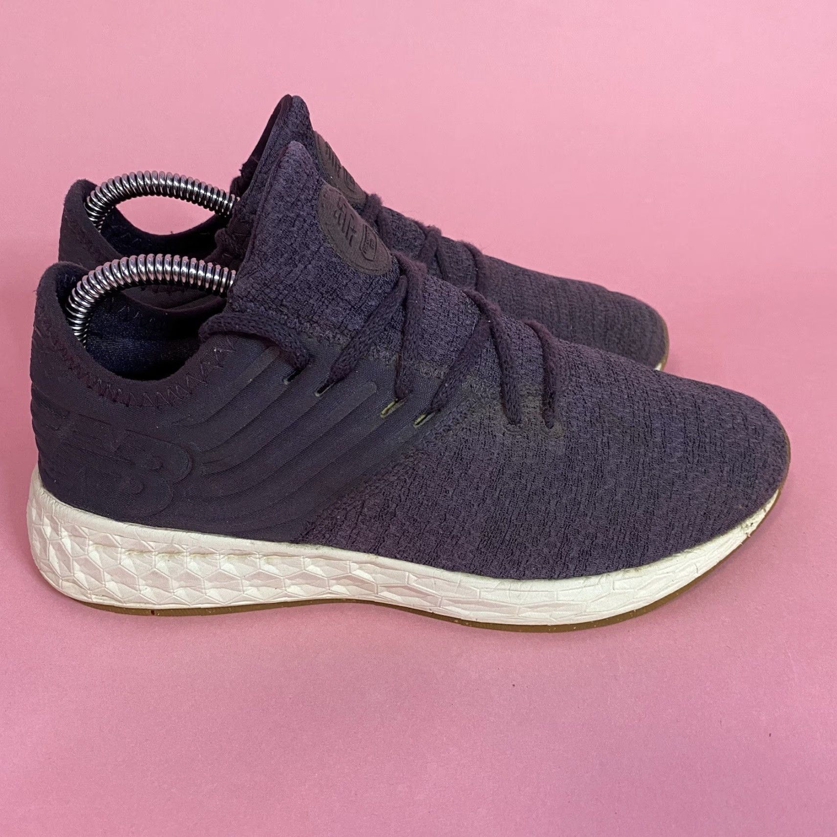 New Balance New Balance Fresh Foam Cruz Decon Womens Sneakers Size 7 Purple Knit Running Walking Jogging Athletic Shoes Size US 7 / IT 37 - 4 Thumbnail