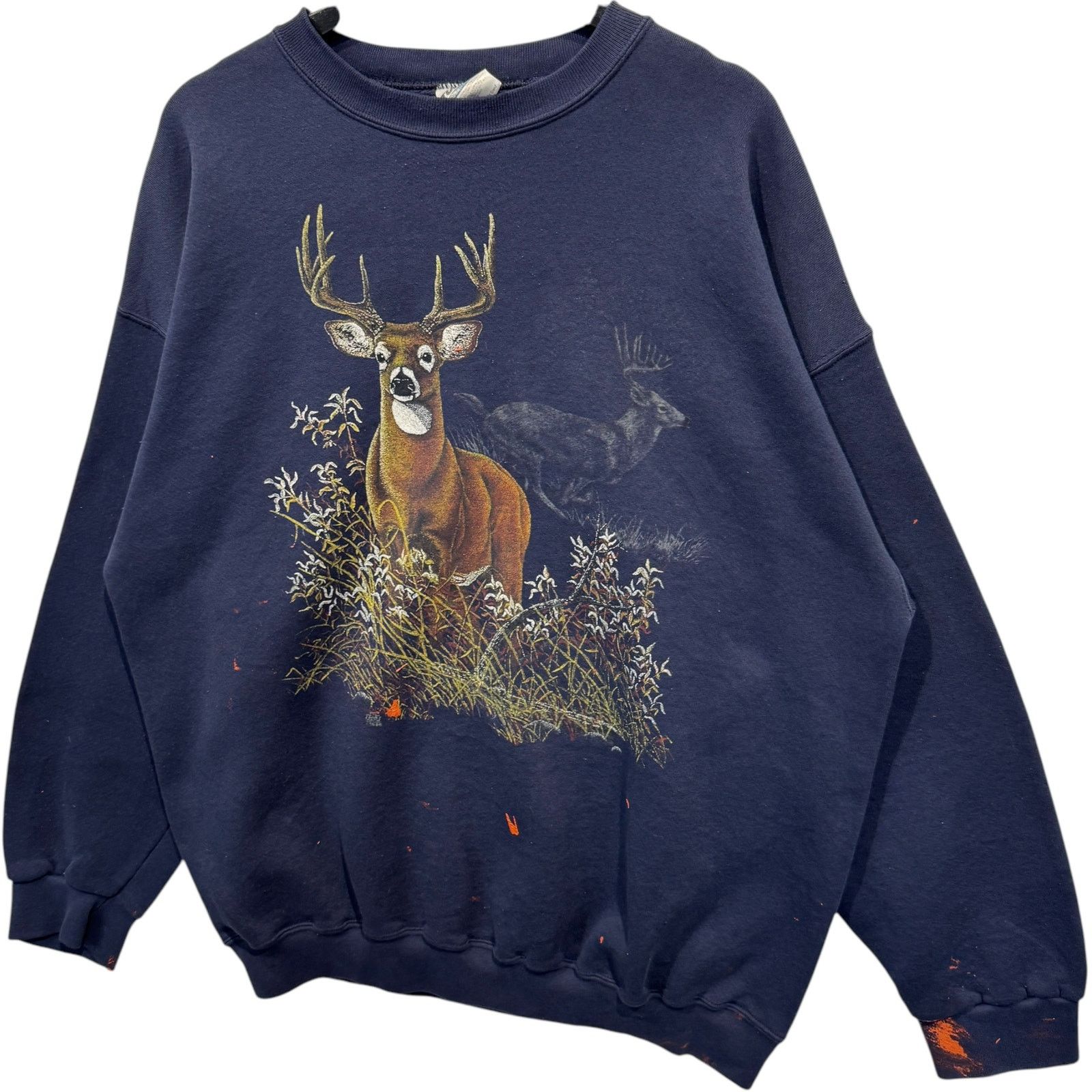 Tultex Vintage Buck Wildlife Crewneck XXL Size US XXL / EU 58 / 5 - 3 Thumbnail