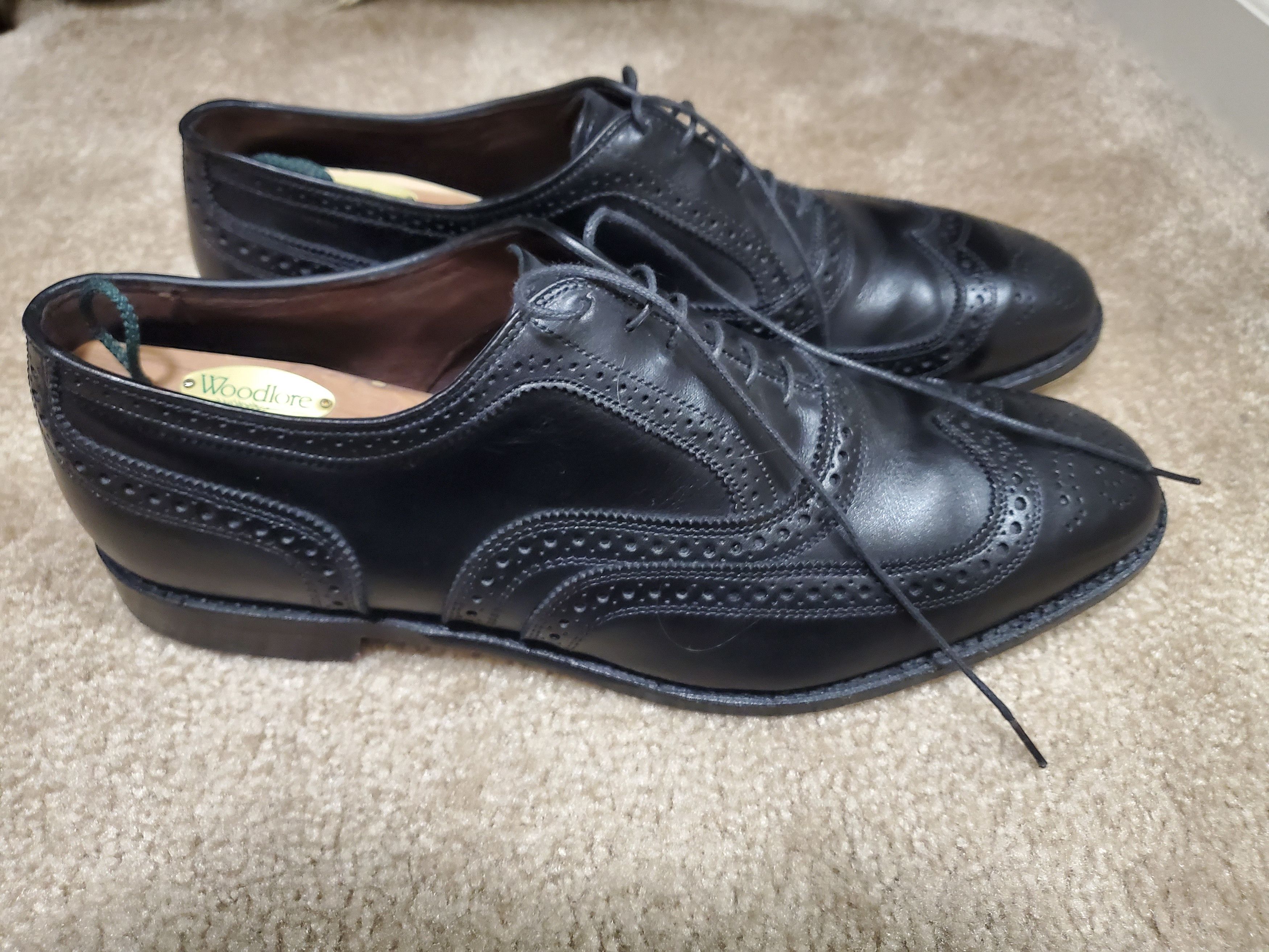 Allen Edmonds Jefferson 2.0 Wingtip Oxford Black Size US 13 / EU 46 - 3 Thumbnail