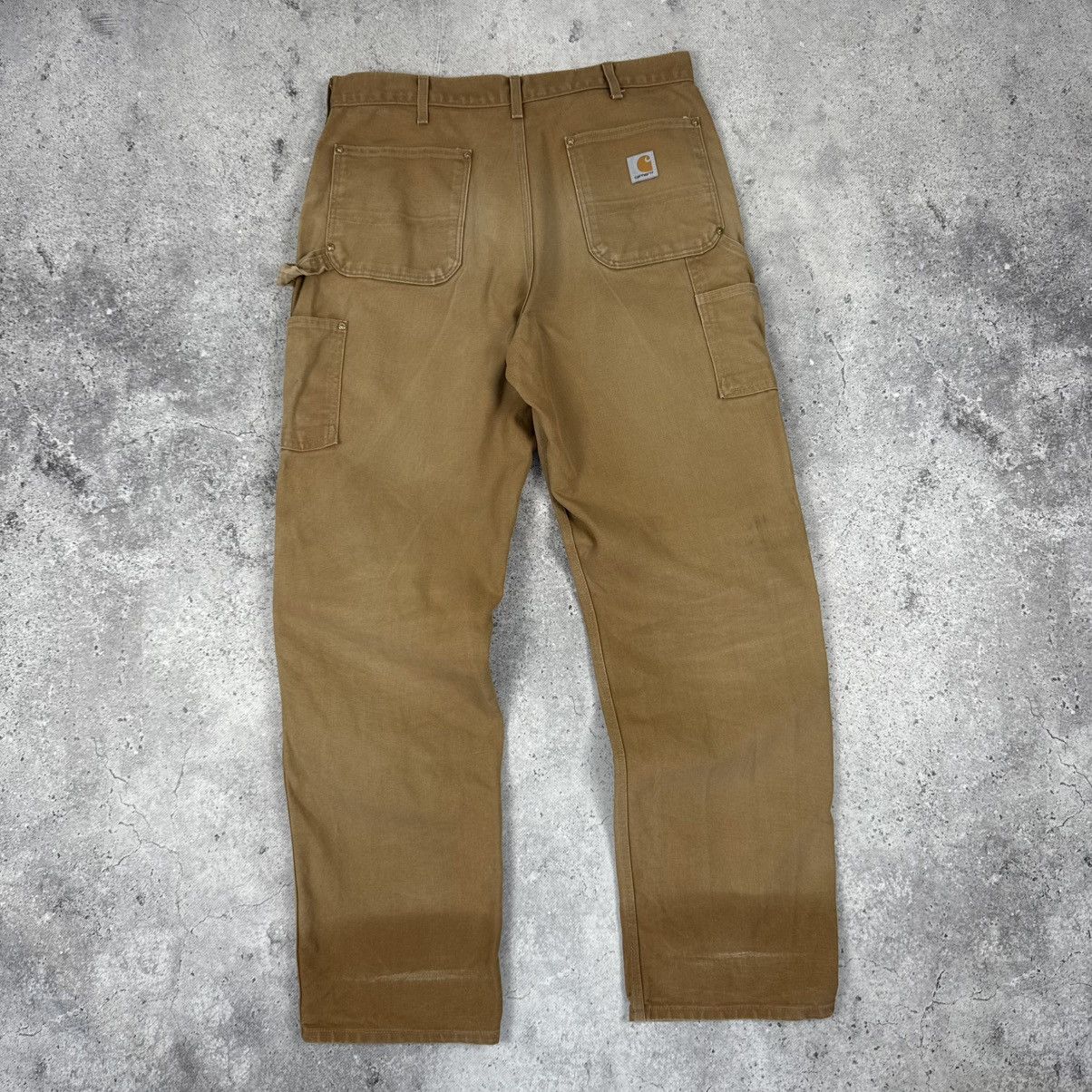 Vintage Carhartt Double Knee Distressed Pants Made In USA