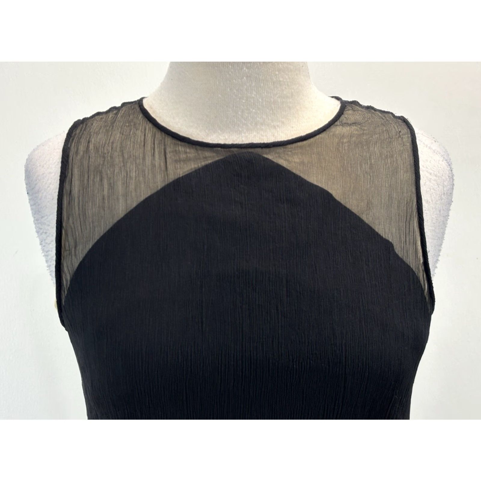 Rebecca Taylor Rebecca Taylor 100% Silk Shift Mini Dress Womens 8 Black Lined Whimsigoth Cocktail Designer Dress Size M / US 6-8 / IT 42-44 - 5 Thumbnail