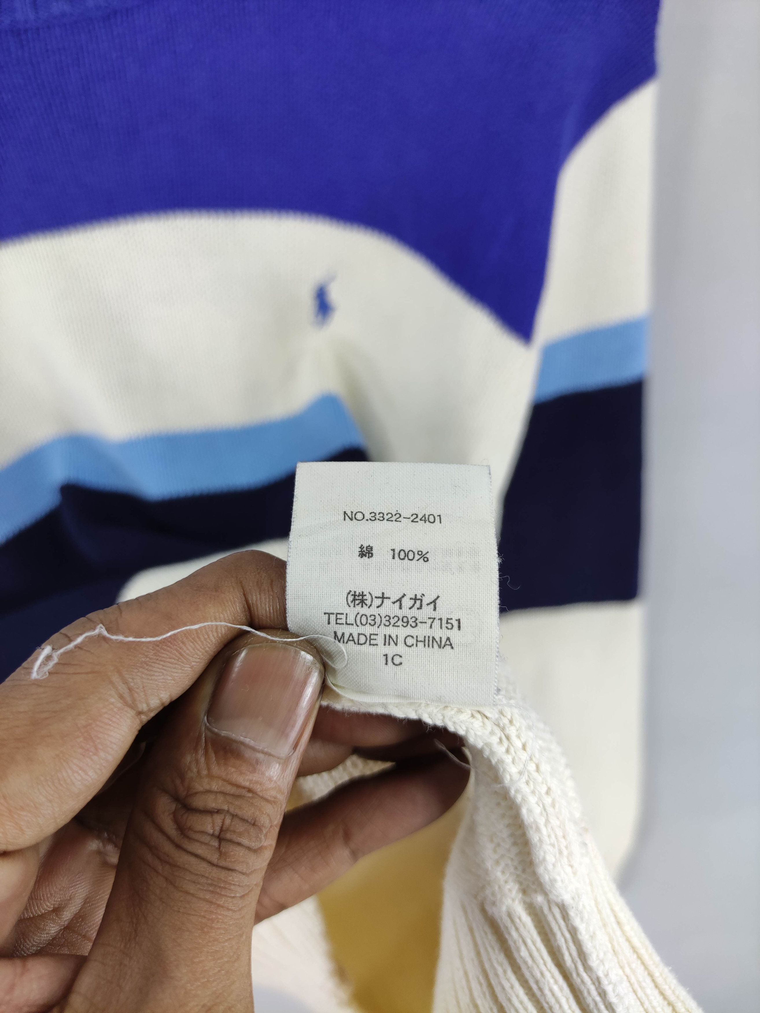 Polo Ralph Lauren Vintage Polo Ralph Lauren Knit Sweater Jumper Striped Size US S / EU 44-46 / 1 - 5 Thumbnail