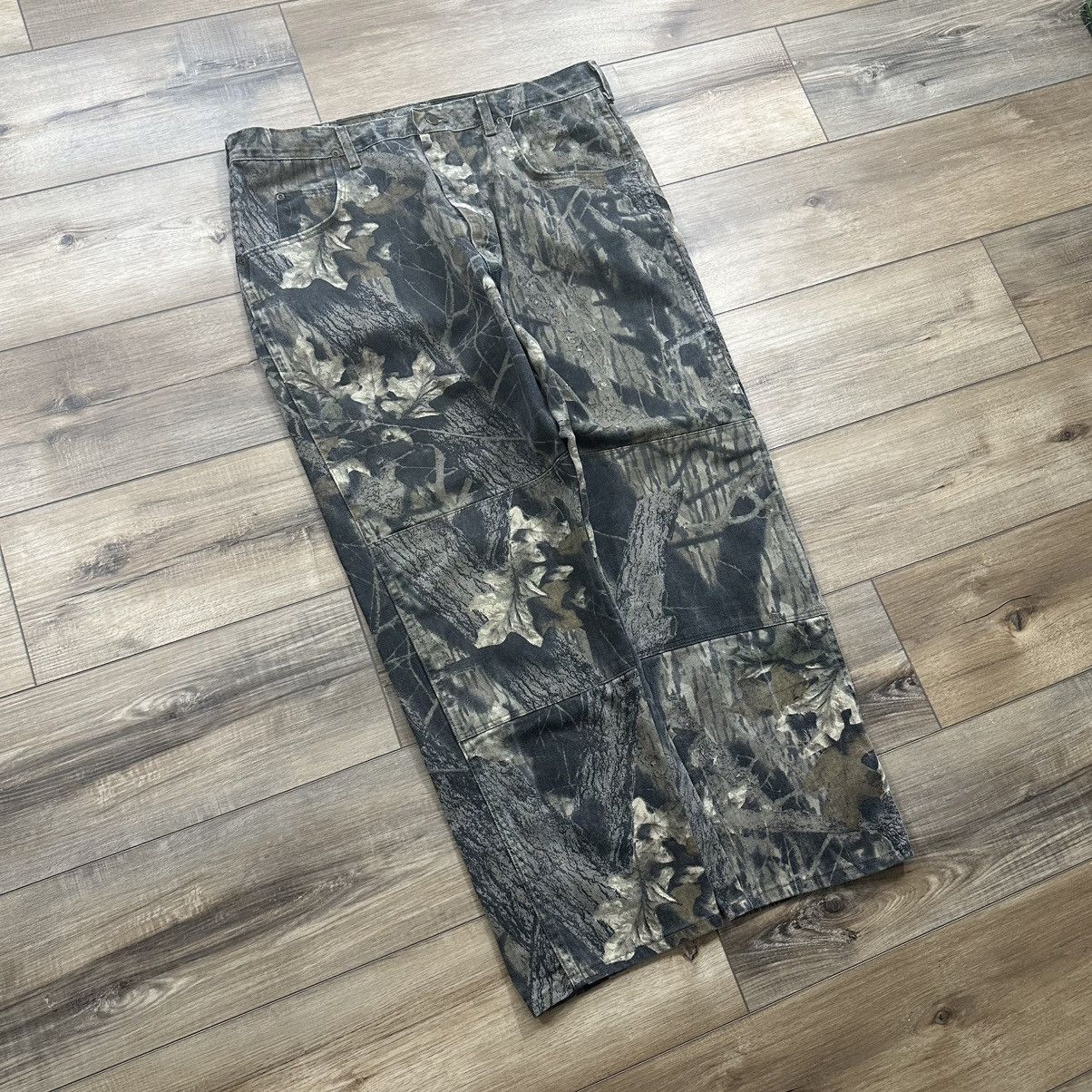 Wrangler Vintage 2000s Wrangler Wide Leg Camo Double Knee Pants Size US 38 / EU 54 - 3 Thumbnail