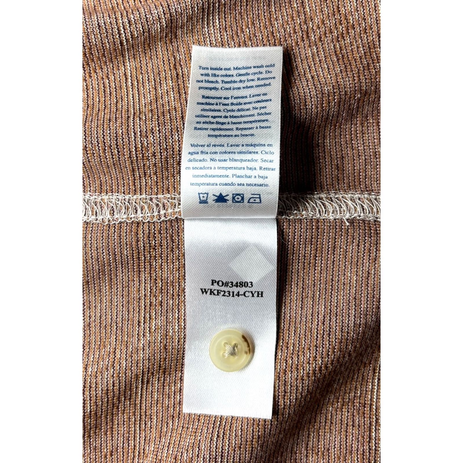 Faherty Faherty Women's Legend Sweater Shirt Plaid M Brown Button-Up Top Shirt Womens Mens Size M / US 6-8 / IT 42-44 - 7 Thumbnail