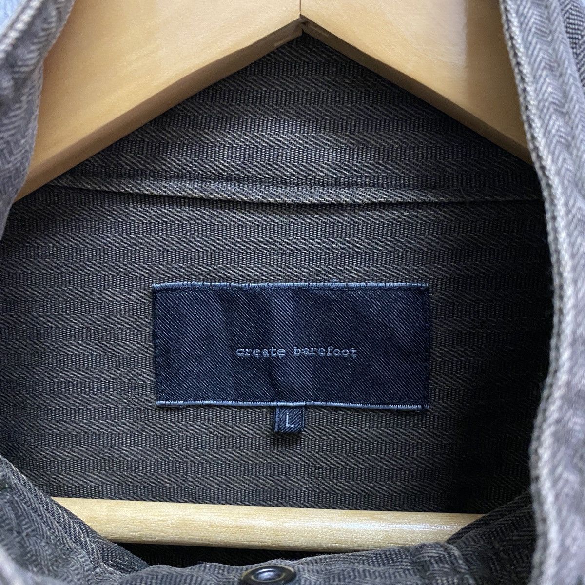 Japanese Brand Japanese Brand Create Barefoot Denim Jacket Size US L / EU 52-54 / 3 - 7 Thumbnail