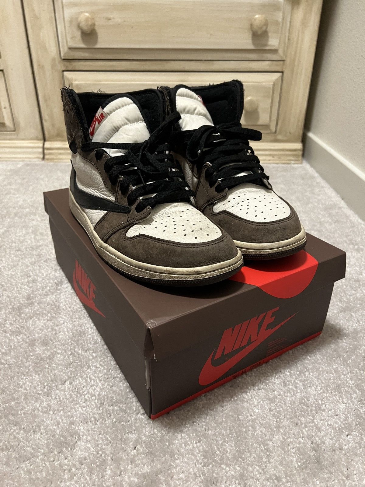Travis scott jordan 1 grailed sales