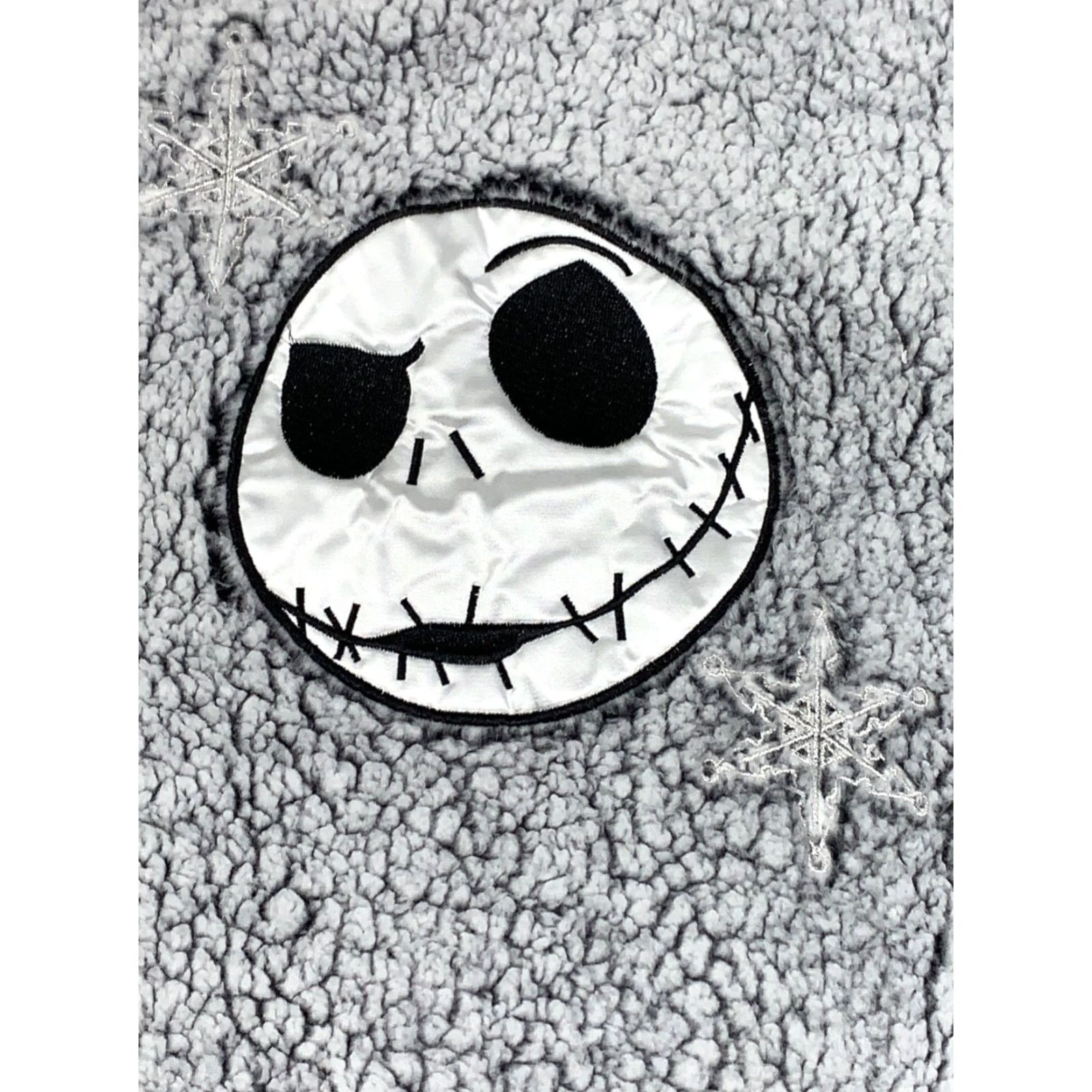 Disney VINTAGE Nightmare Before Christmas Sweatshirt Women’s 2XL Gray Disney Crew Neck Jack Skellington Pajama Top Size XXL / US 16-18 / IT 52-54 - 5 Thumbnail