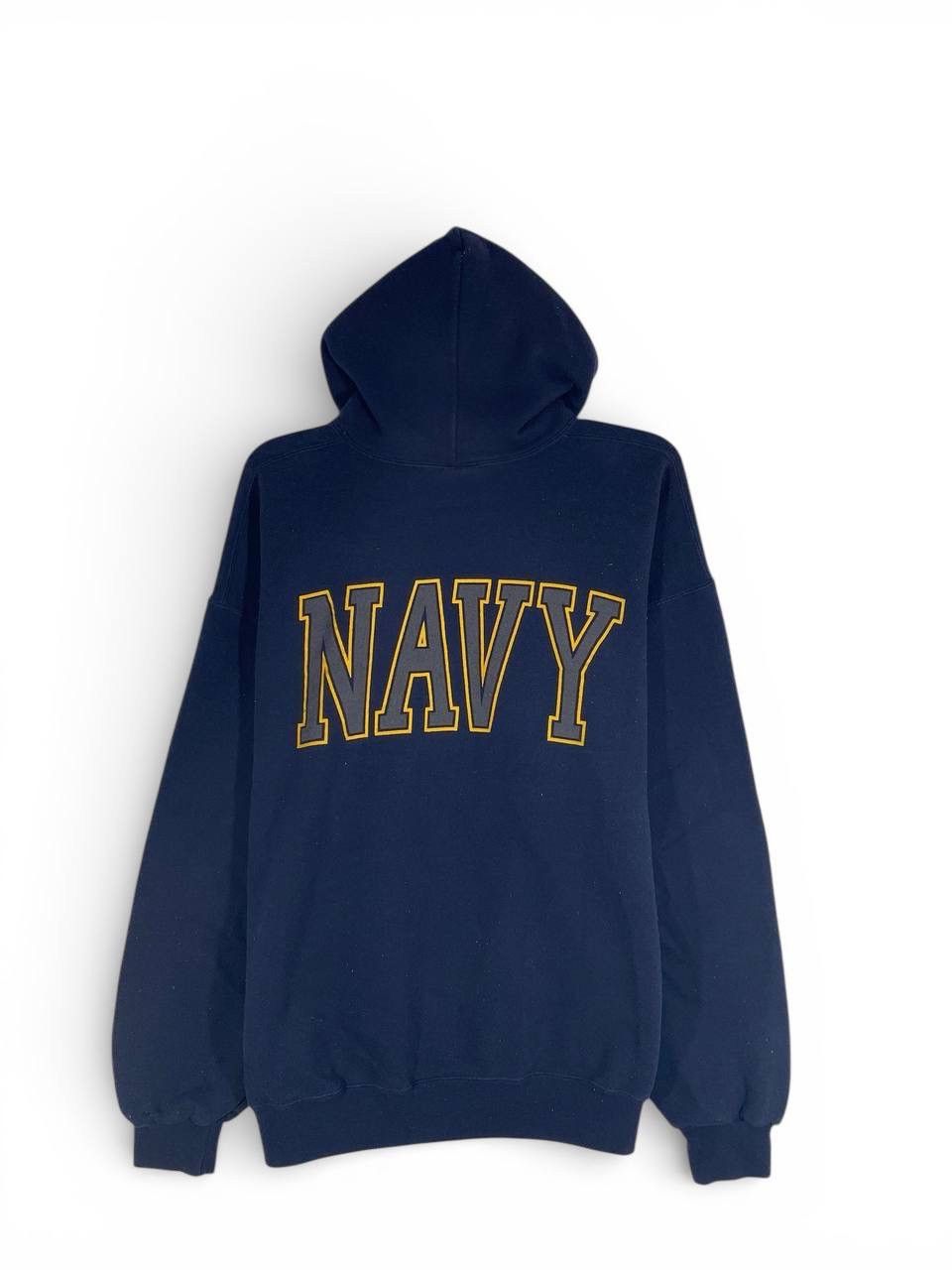 Other Vintage 90s united states navy hoodie jumper size XL Size US XL / EU 56 / 4 - 3 Thumbnail