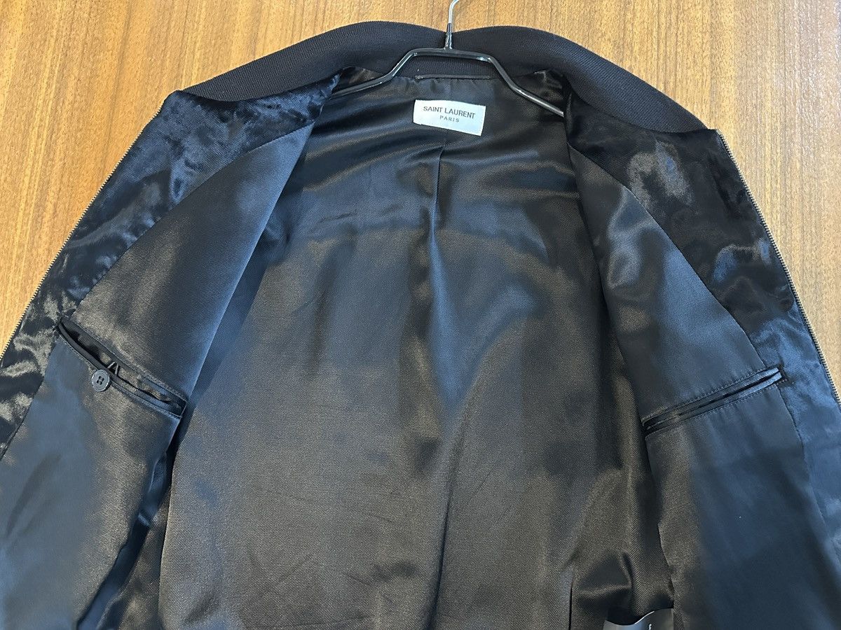 Hedi Slimane Saint Laurent Sequin Star Velvet Bomber Jacket Hedi Slimane Size US M / EU 48-50 / 2 - 7 Thumbnail