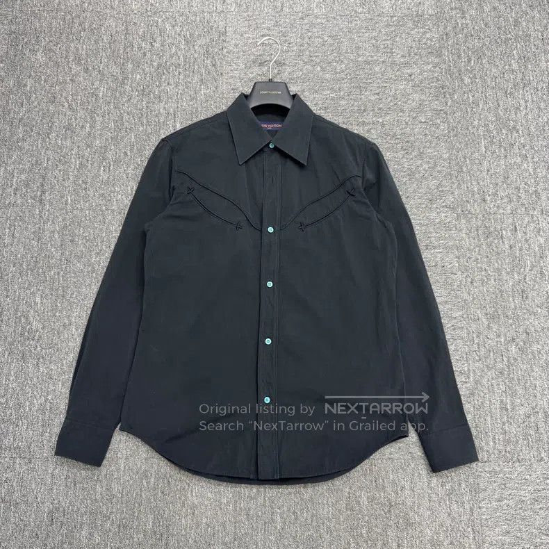 Louis Vuitton Louis Vuitton Turquoise Shirt Size US L / EU 52-54 / 3 - 1 Thumbnail