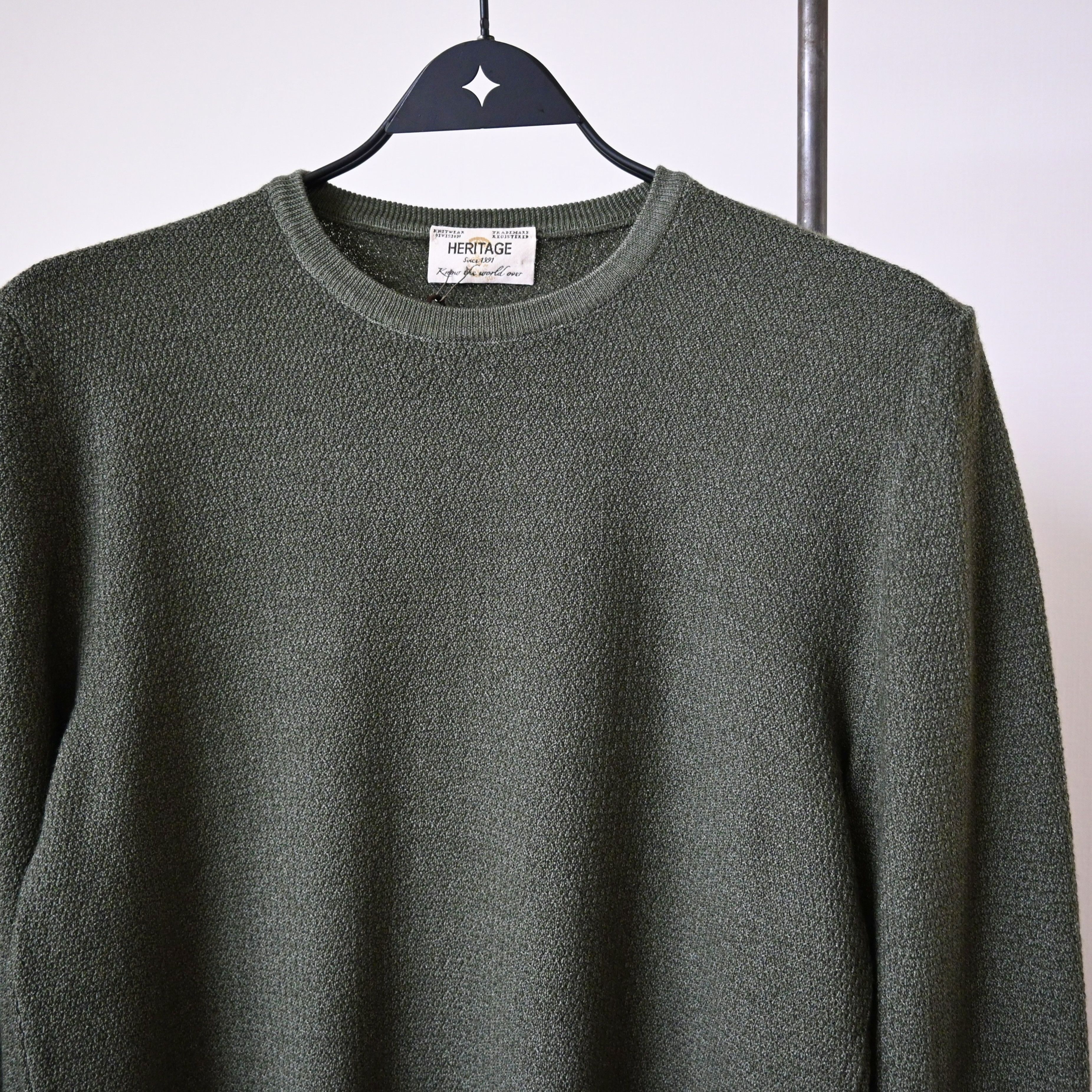 Other HERITAGE extra fine wool kinit sweater made in Italy Size US S / EU 44-46 / 1 - 7 Thumbnail