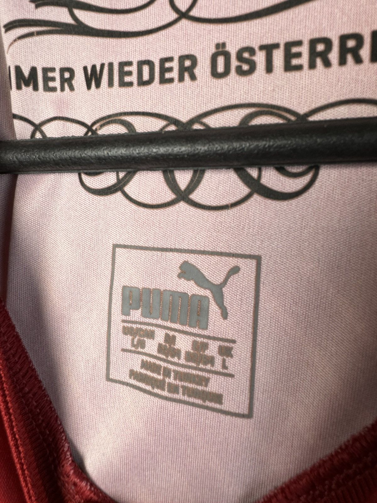 Puma Austria 2016 2017 Home Football Shirt Soccer Jersey Puma Size US L / EU 52-54 / 3 - 7 Thumbnail