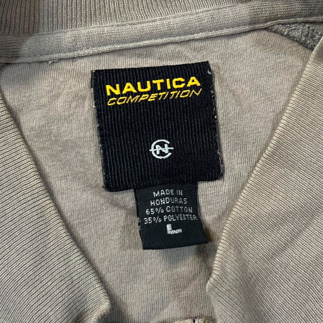 Nautica NAUTICA COMPETITION Logo Spellout Graphic Zip Sweatshirt Top Large Grey Mens Sweatshirt Size US L / EU 52-54 / 3 - 4 Thumbnail